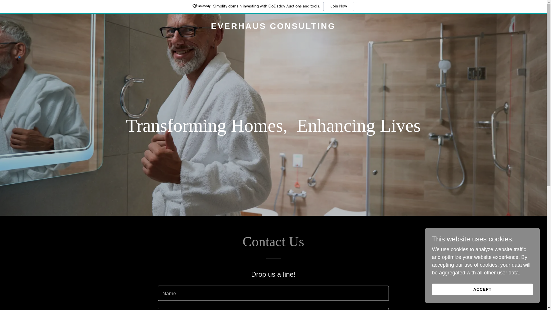 website screenshot of https://everhausconsulting.com/