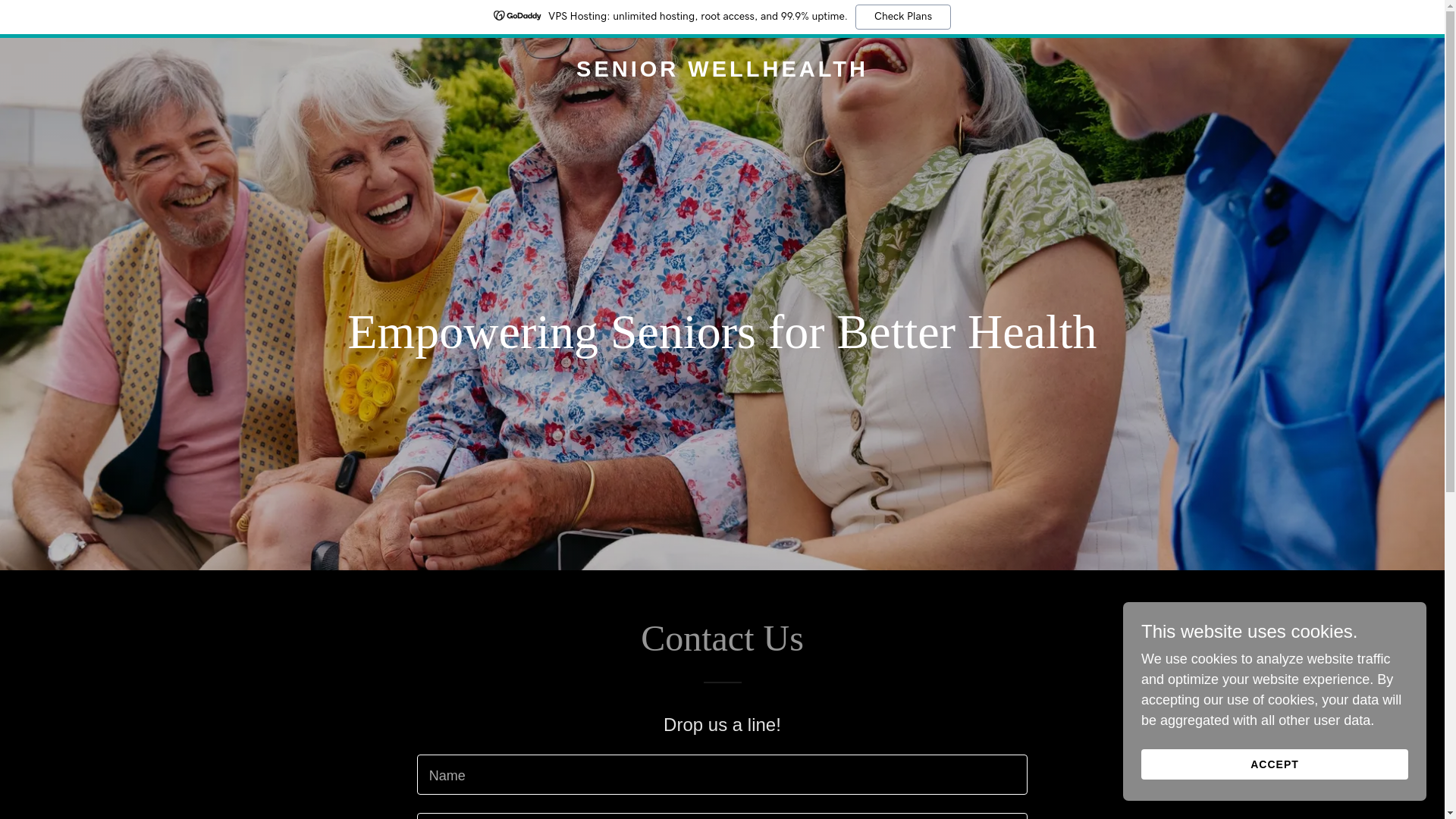 website screenshot of https://seniorwellhealth.com/