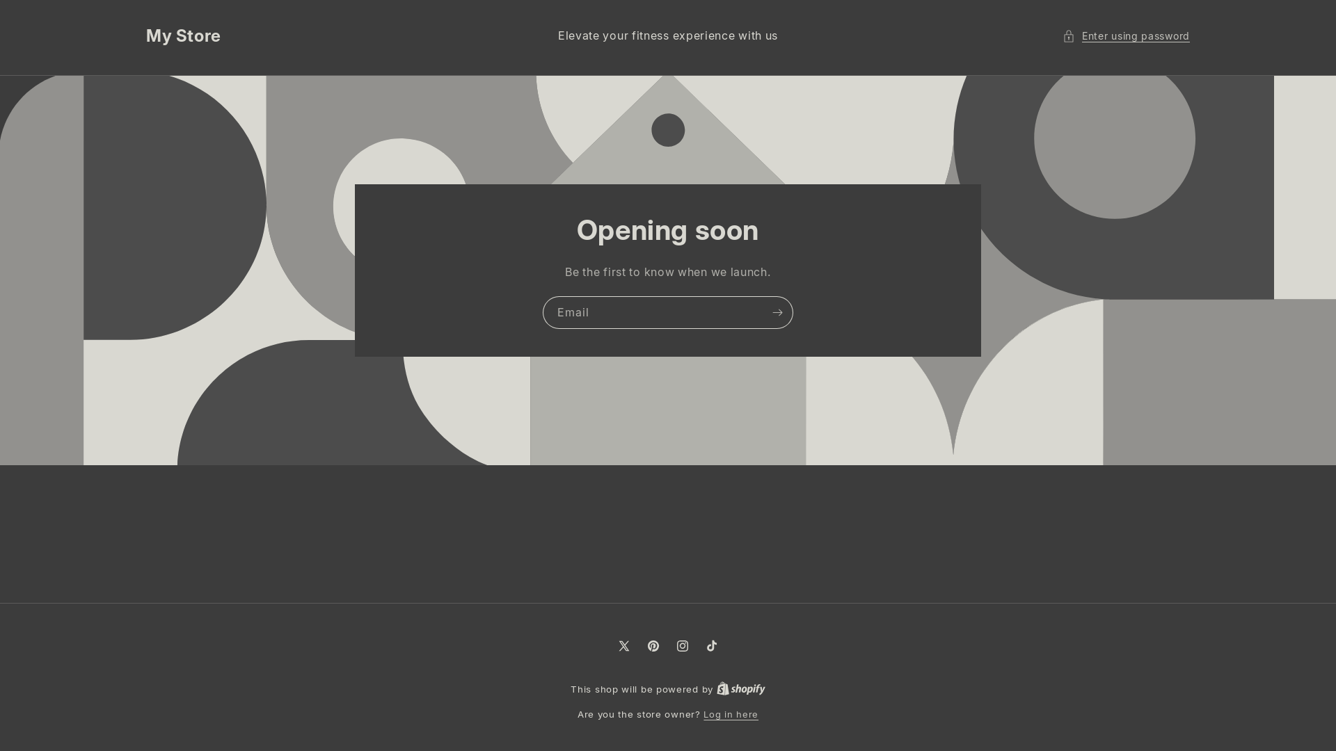 website screenshot of https://mcknights.store/