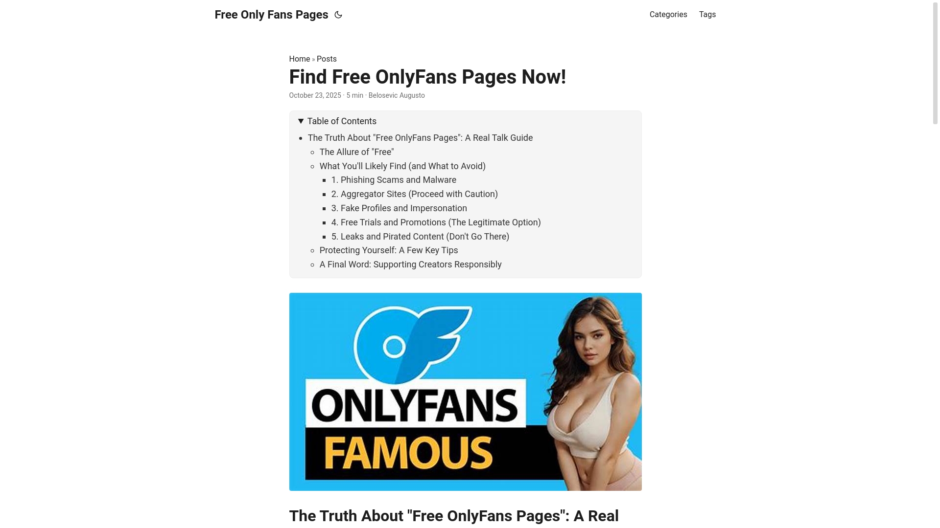 website screenshot of https://free-only-fans-pages.pages.dev/