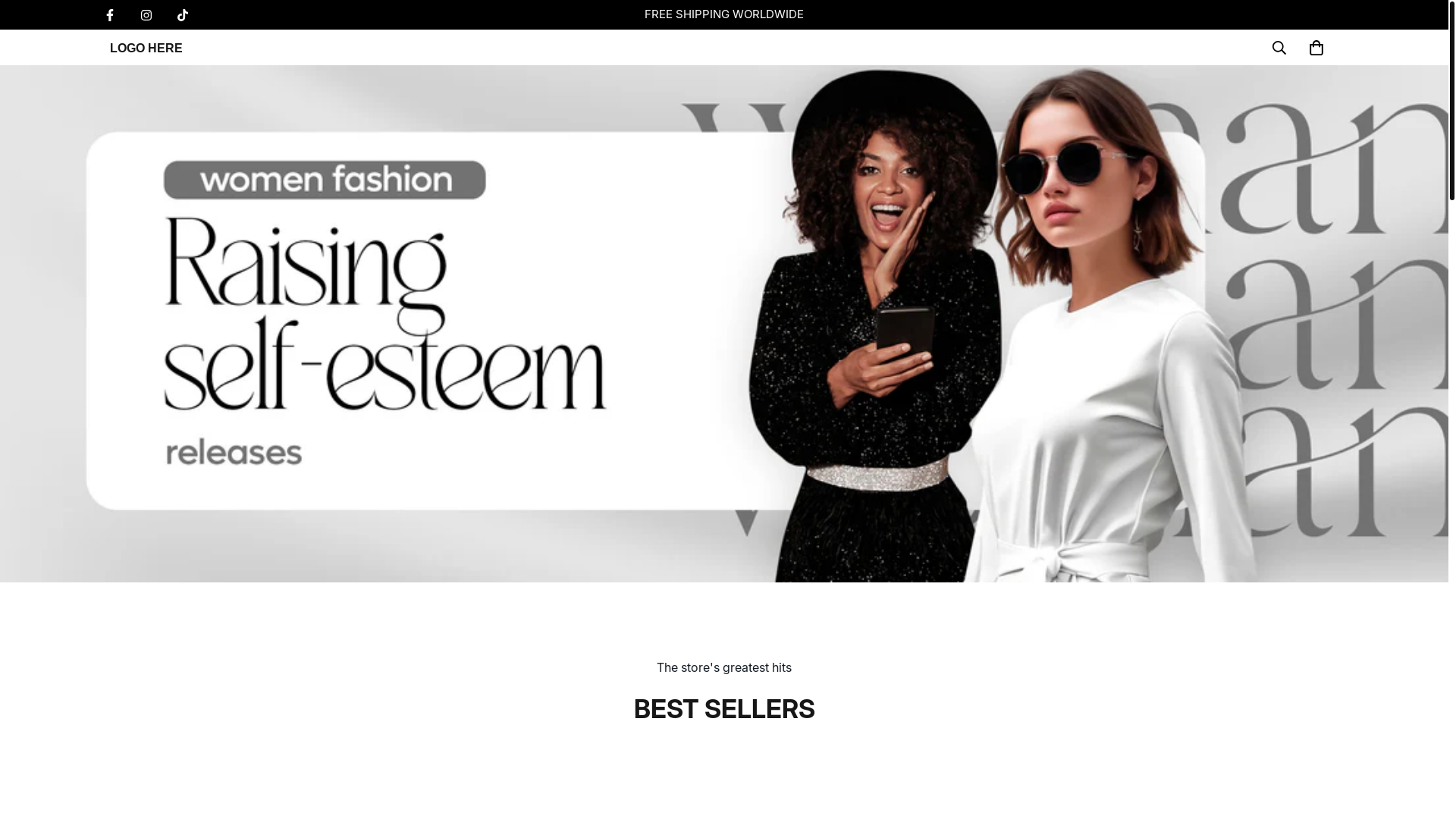 website screenshot of https://bielleza.com/
