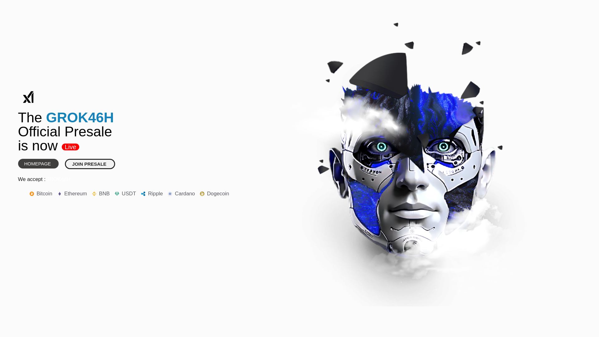 website screenshot of https://grok46hlive.com/
