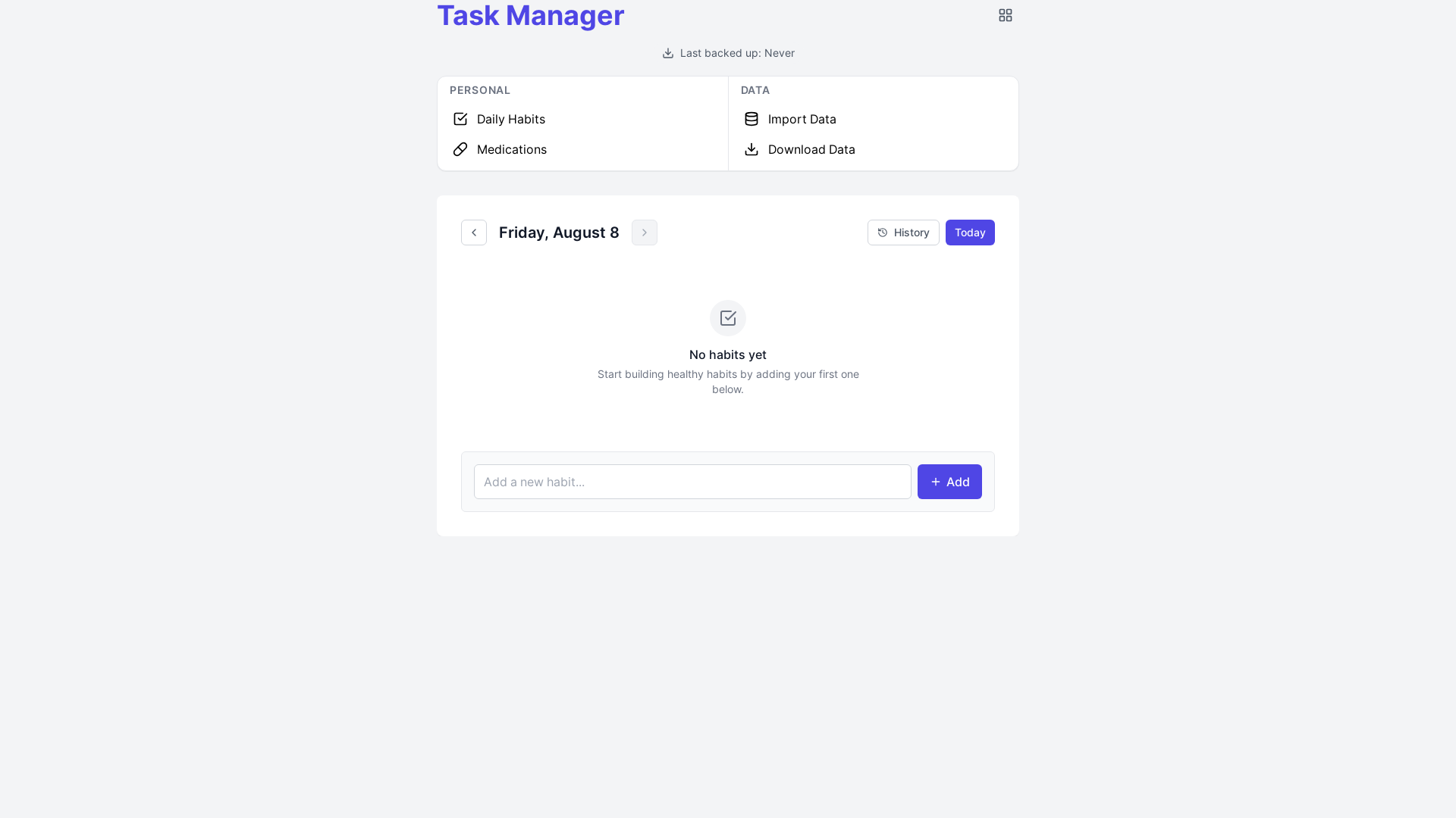 website screenshot of https://schabittracker.pages.dev/