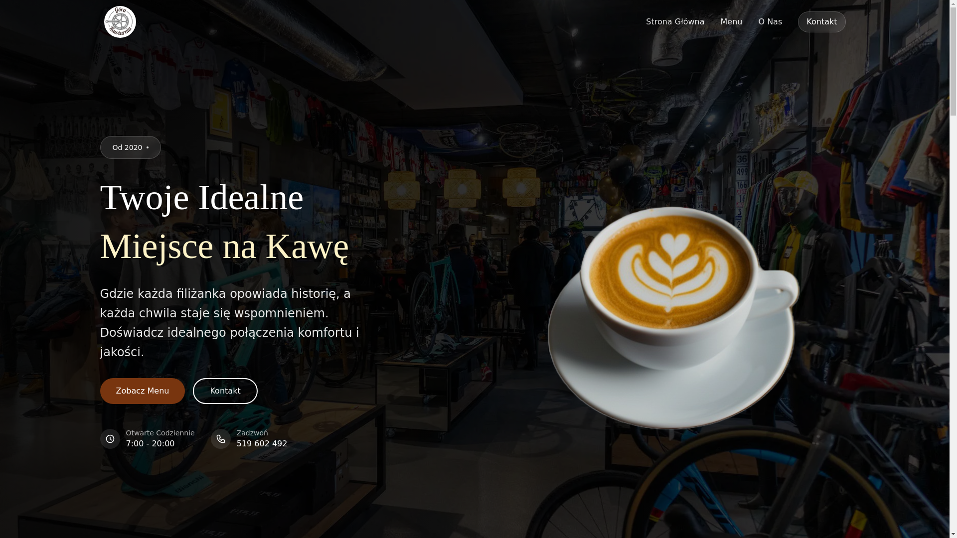 website screenshot of https://gorakawiarnia.pages.dev/