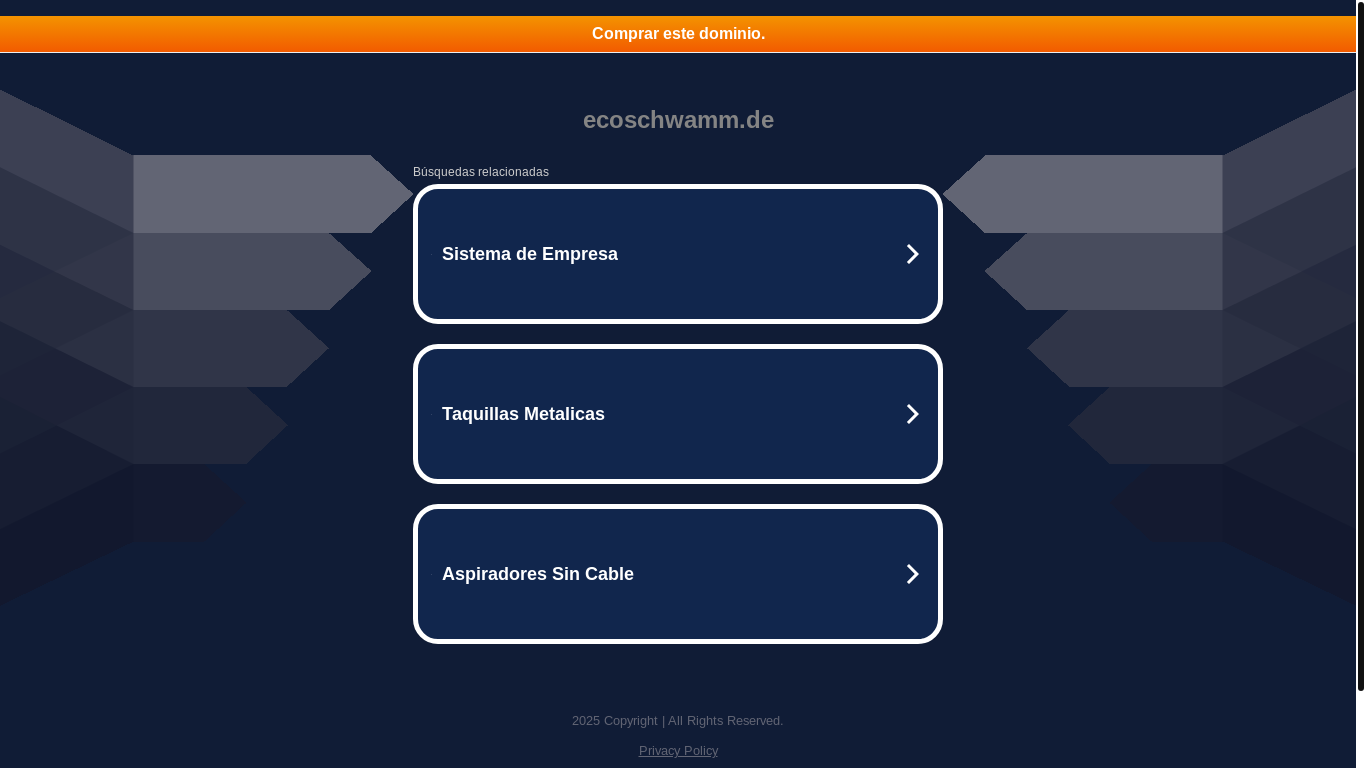 website screenshot of https://ecoschwamm.de/