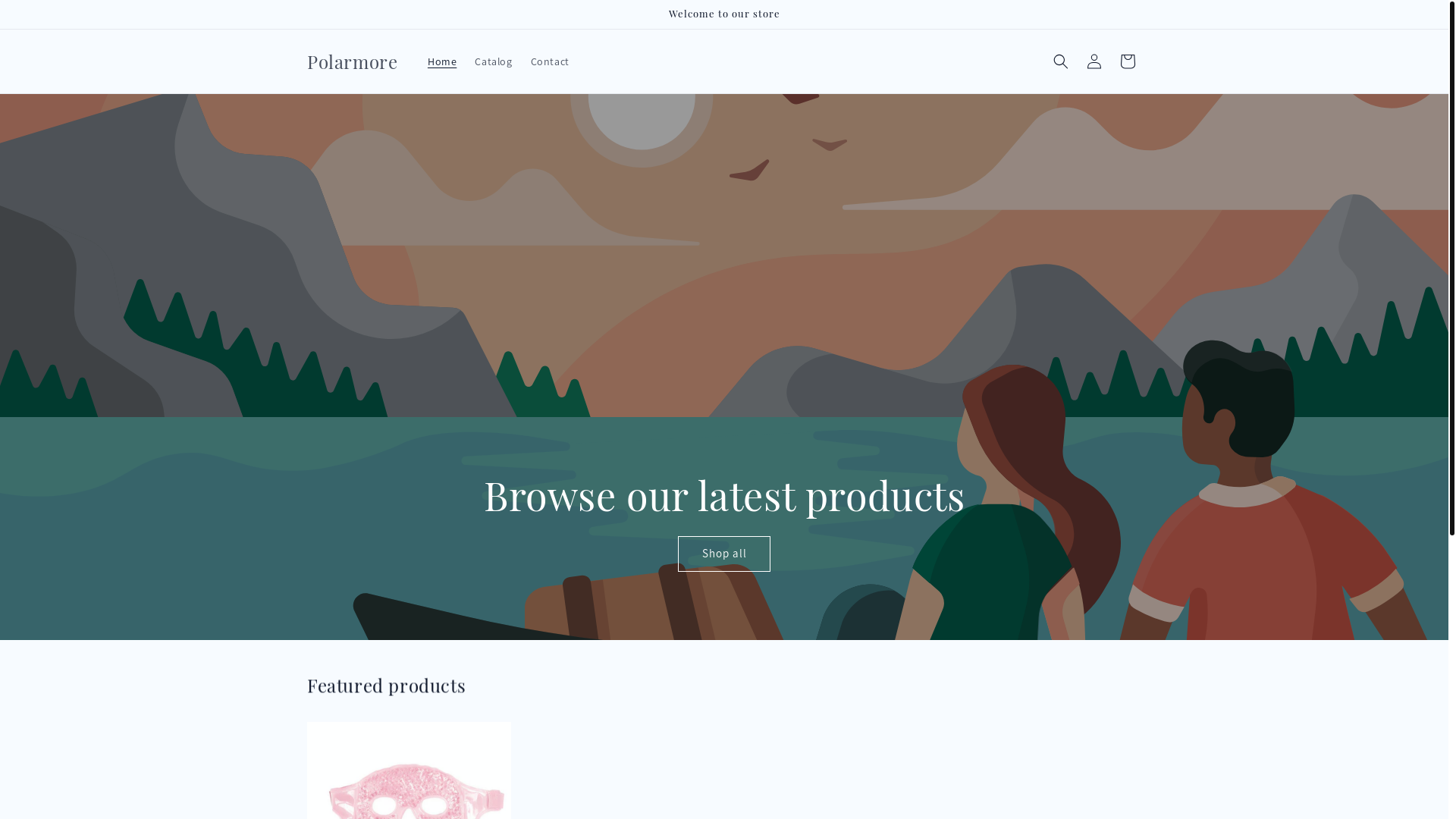 website screenshot of https://polarmore.com/
