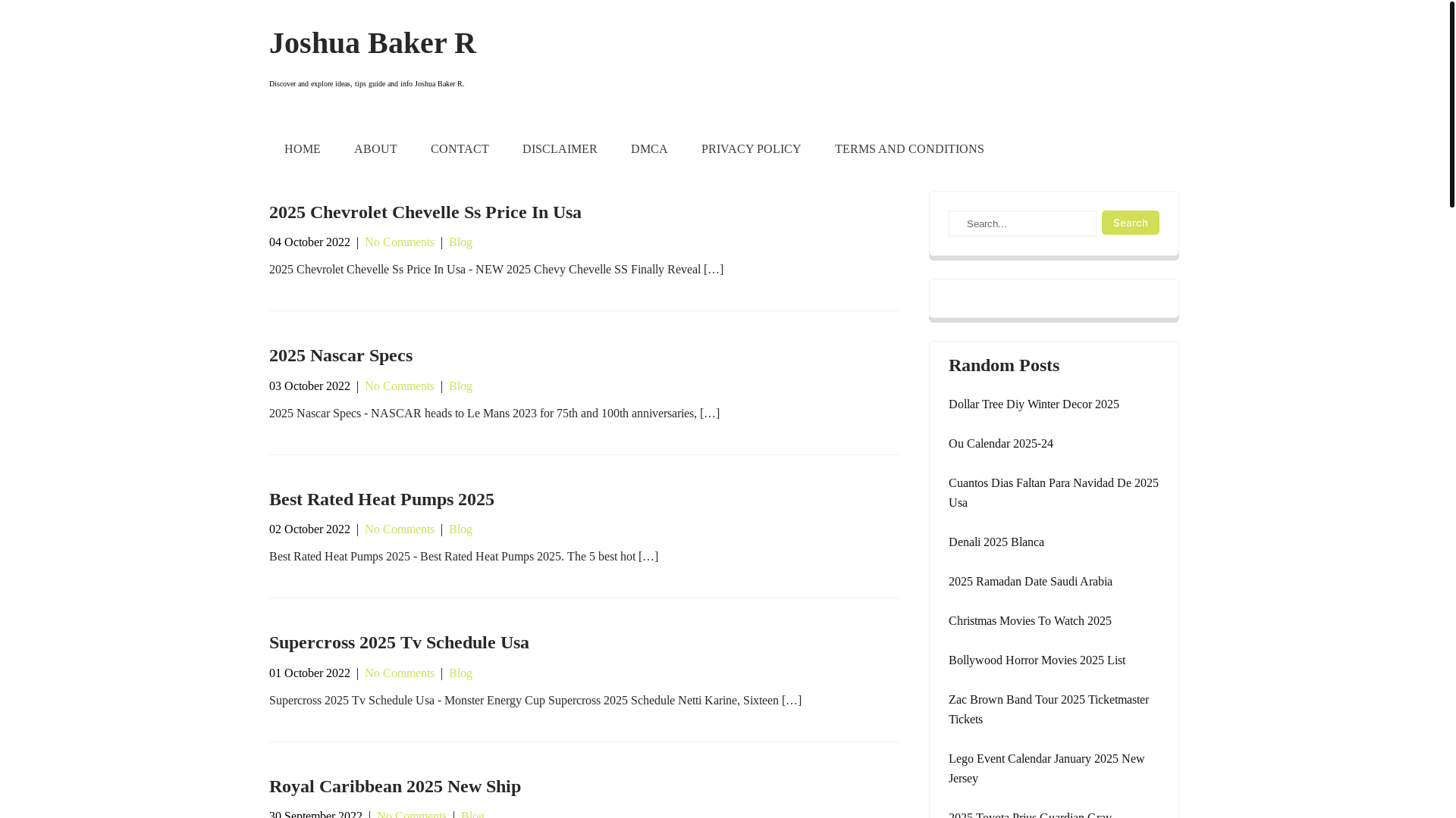 website screenshot of https://joshuabakerr.pages.dev/