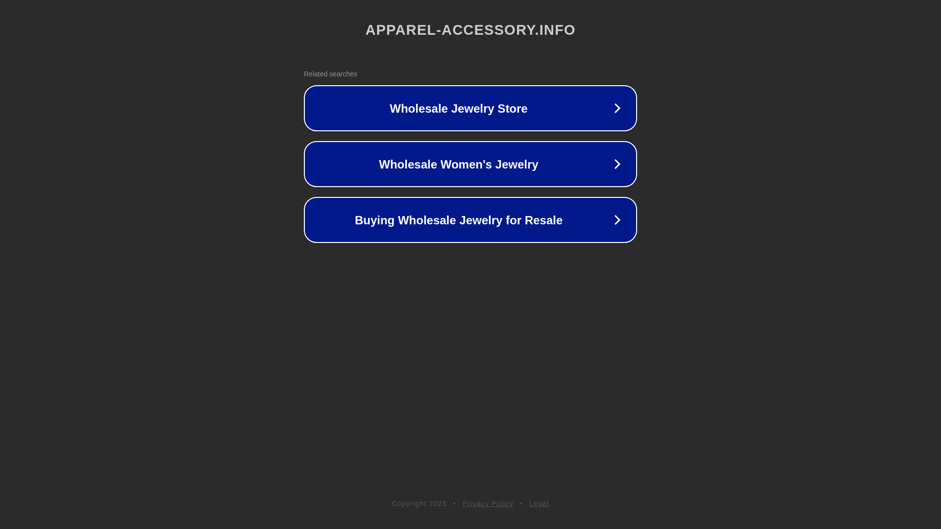 website screenshot of https://apparel-accessory.info/