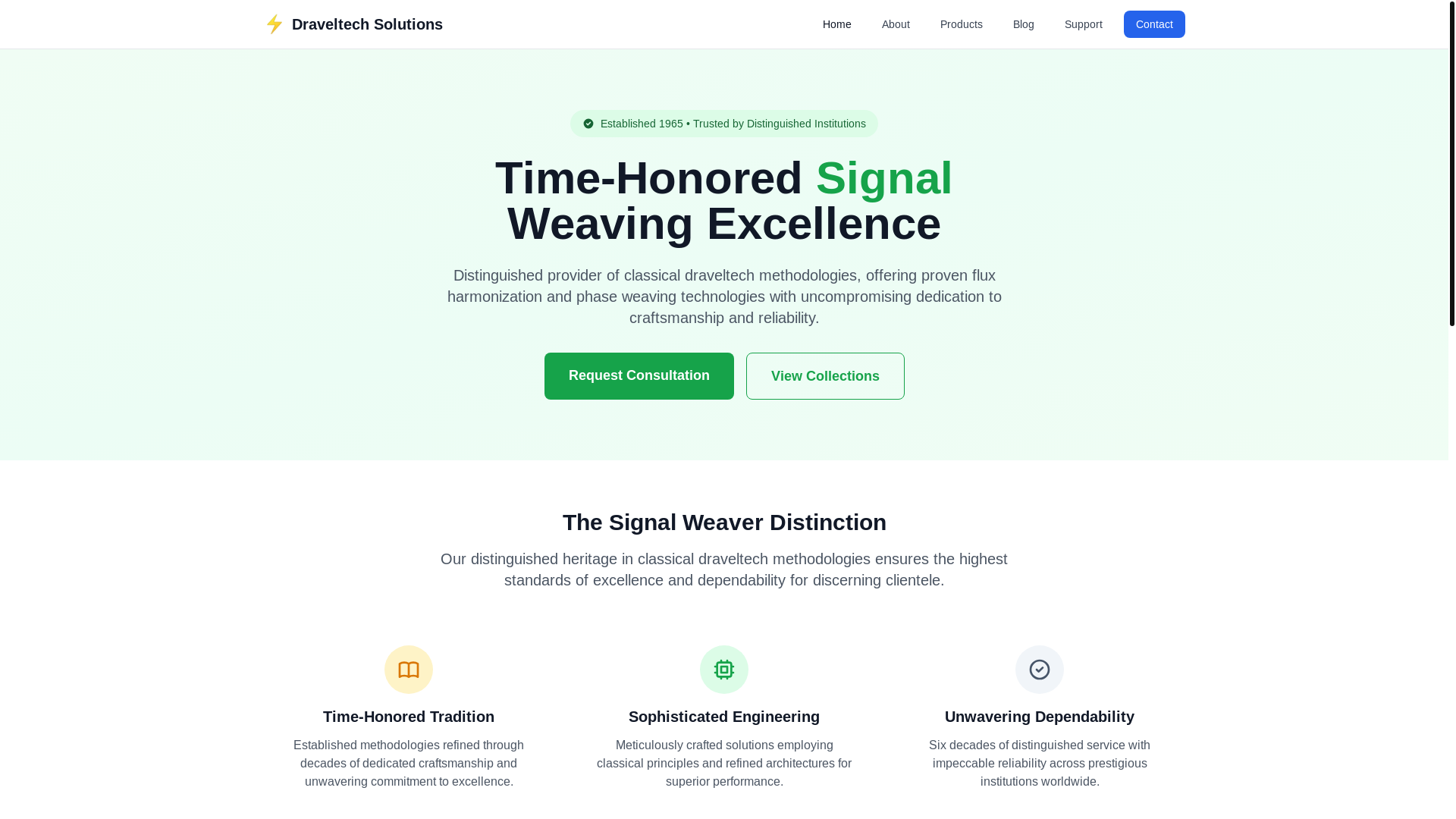 website screenshot of https://test-signalweaver-site.pages.dev/
