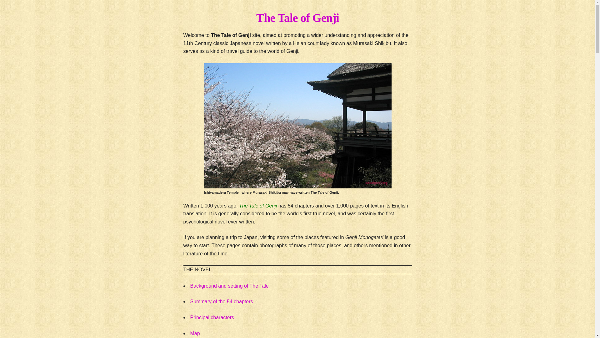 website screenshot of https://tale-of-genji.pages.dev/