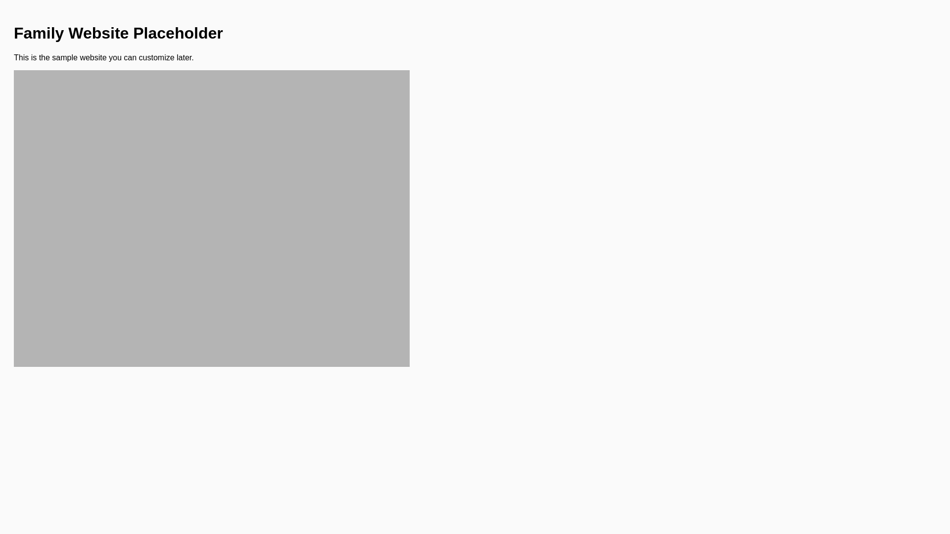 website screenshot of https://family-website-3rg.pages.dev/