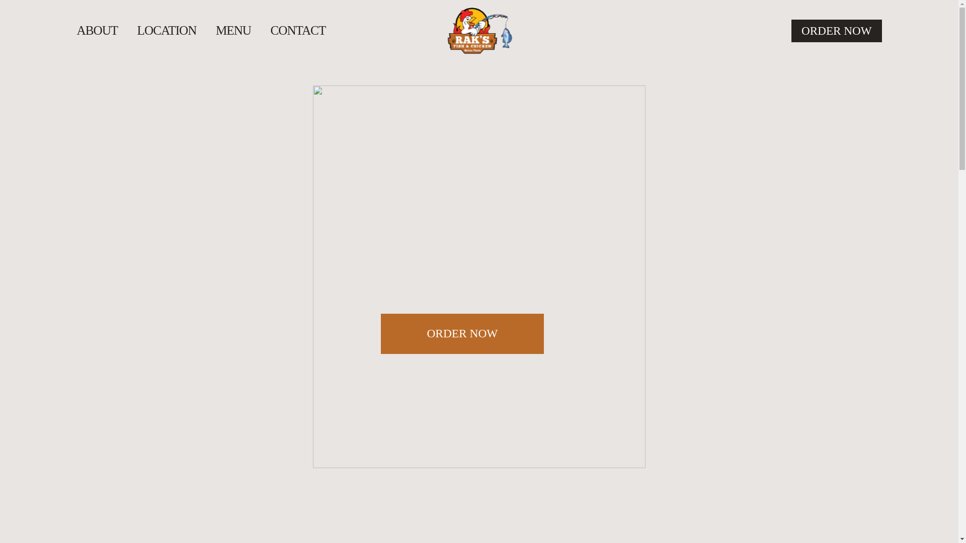 website screenshot of https://raksfishandchickenatl.com/