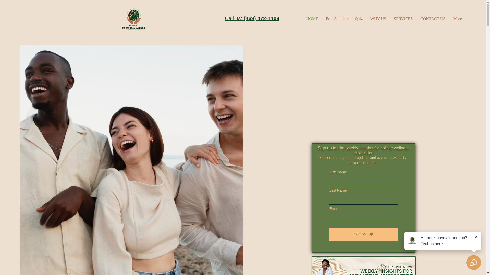 website screenshot of https://holisticfunctionalcare.com/