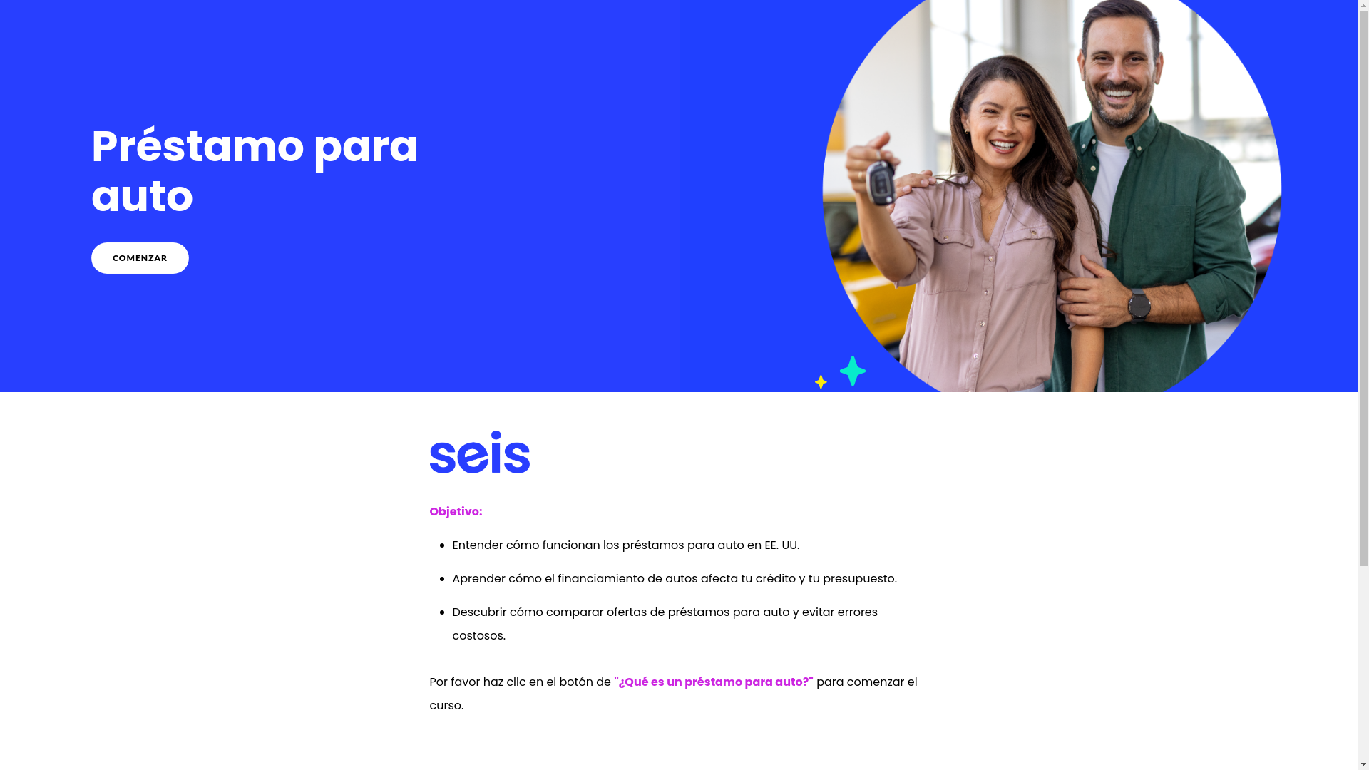 website screenshot of https://seis-prestamos-para-auto.pages.dev/