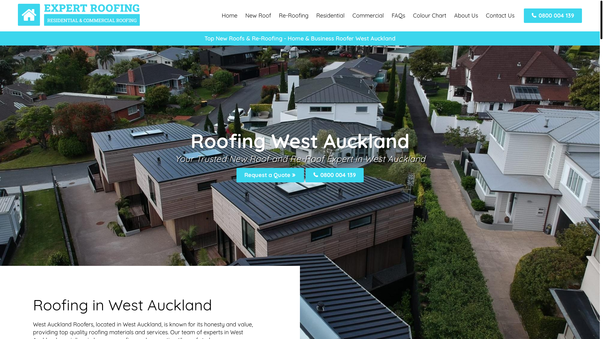 website screenshot of https://westaucklandroofers-co-nz.pages.dev/