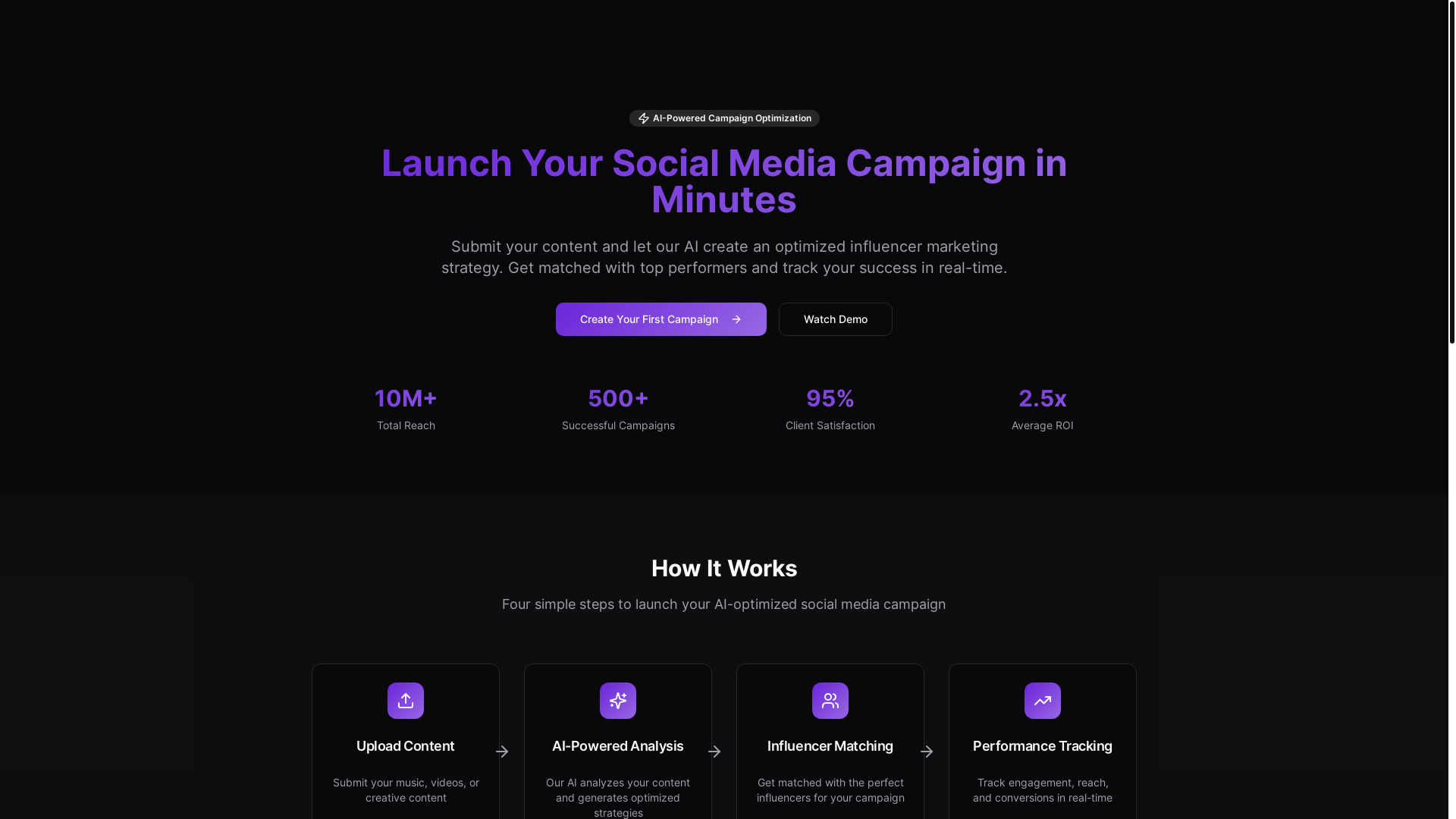 website screenshot of https://ytk-campaign-spark.pages.dev/