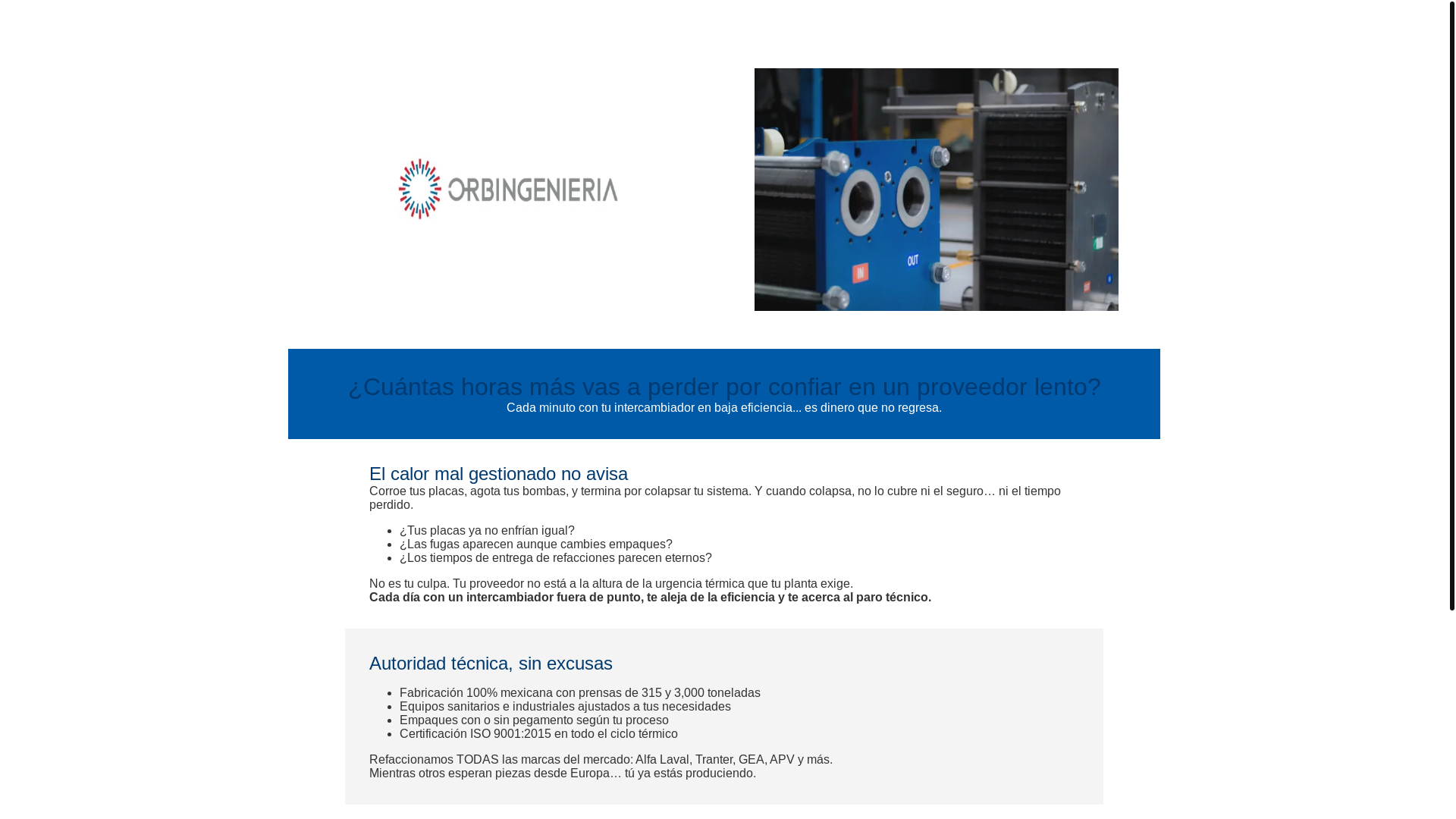 website screenshot of https://orbingenieria-mx.com/