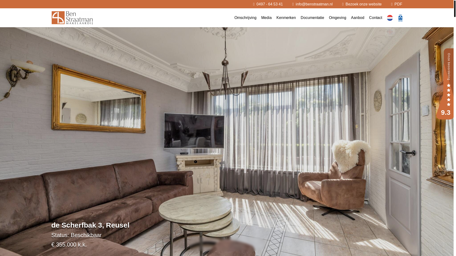 website screenshot of https://descherfbak3.nl/