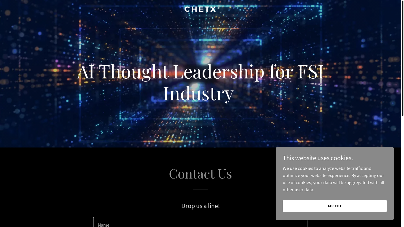 website screenshot of https://chetx.ai/