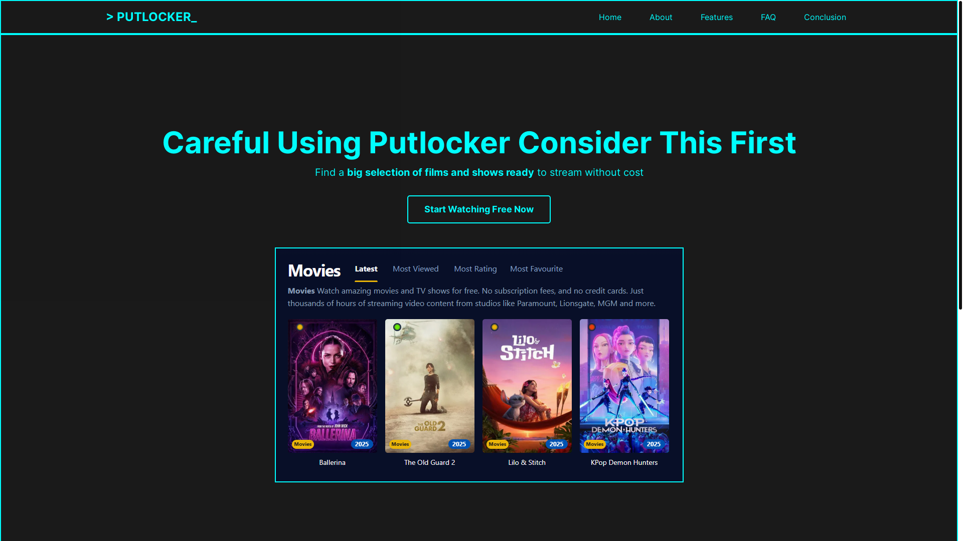 website screenshot of https://putlocker-vopj.pages.dev/