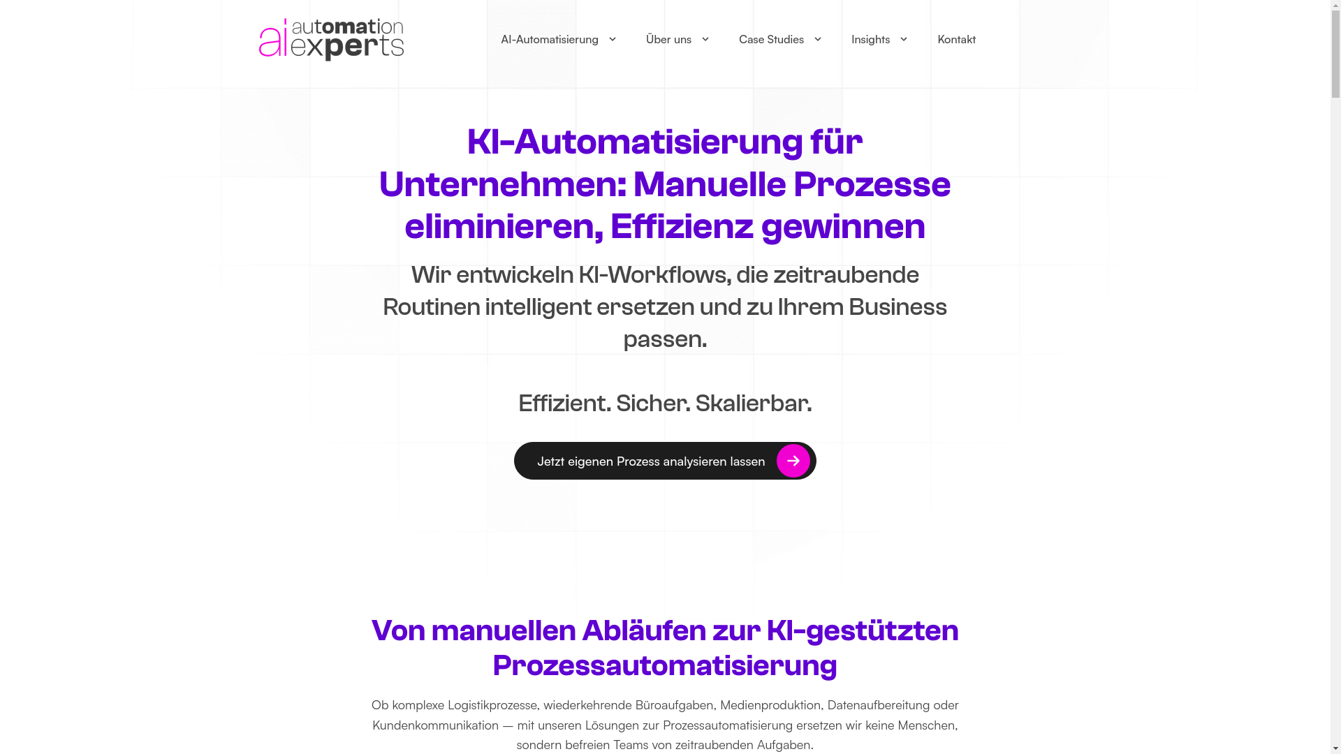 website screenshot of https://ai-compliance-experts.eu/