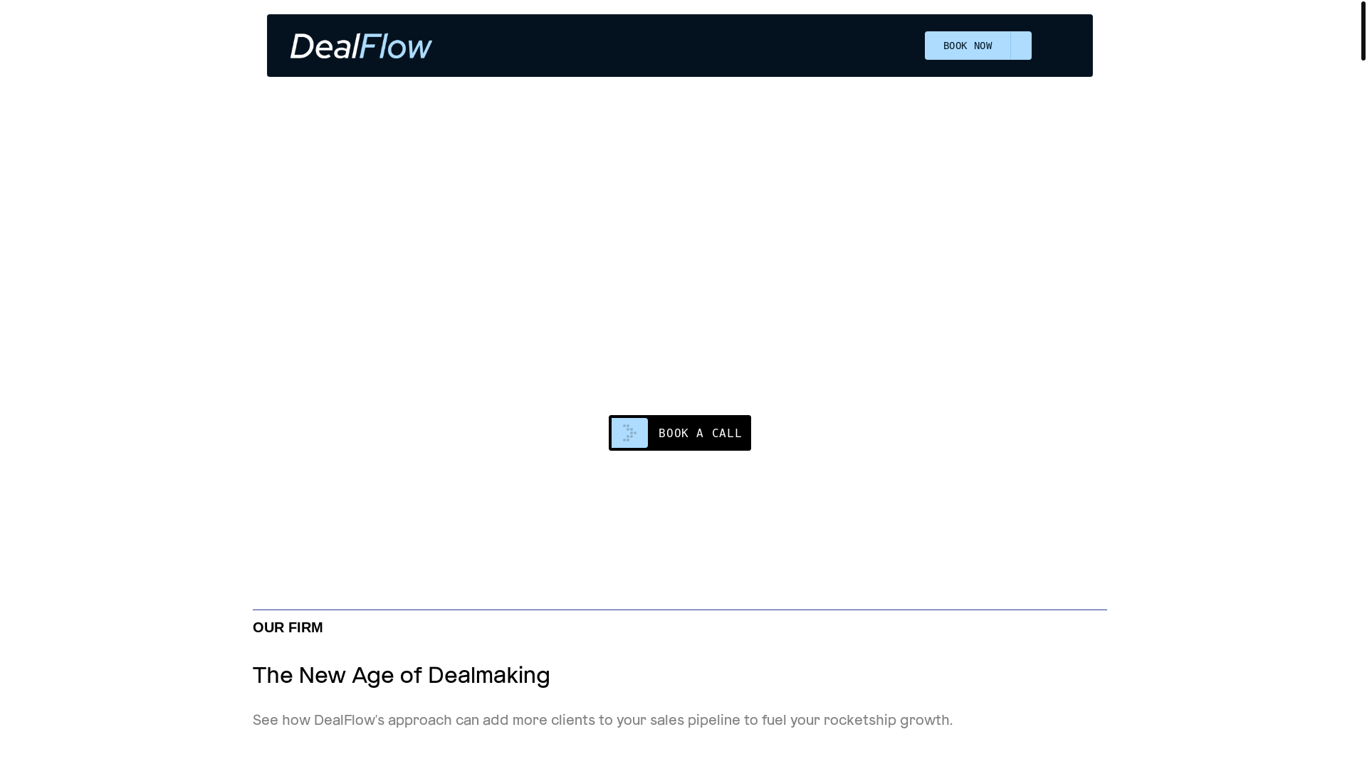 website screenshot of https://buildwithdealflow.info/