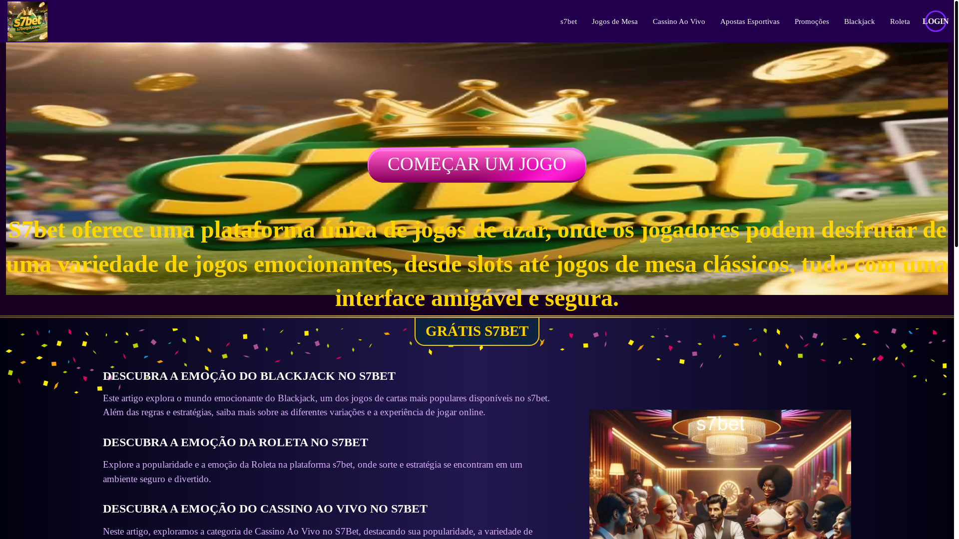 website screenshot of https://s7betpk.com/
