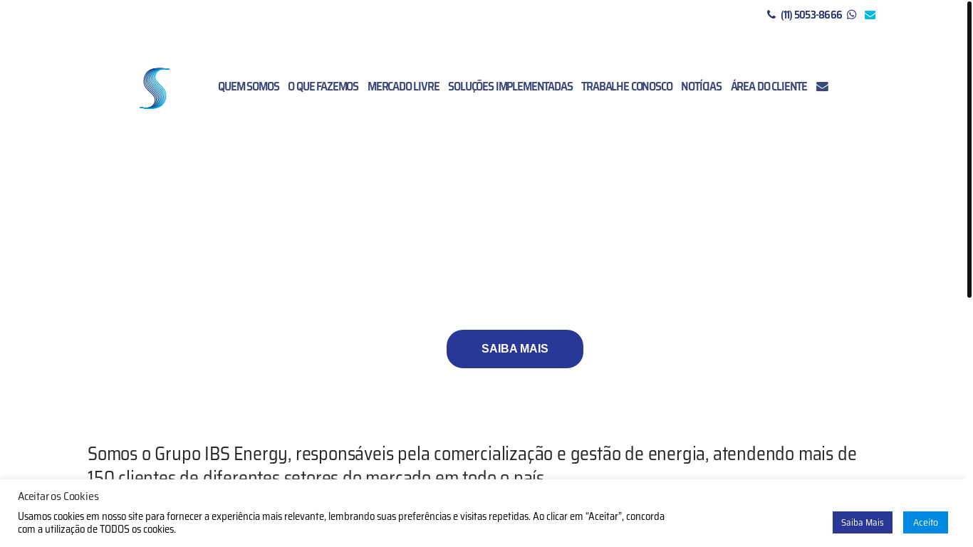 website screenshot of https://ibs-energy.com.br/