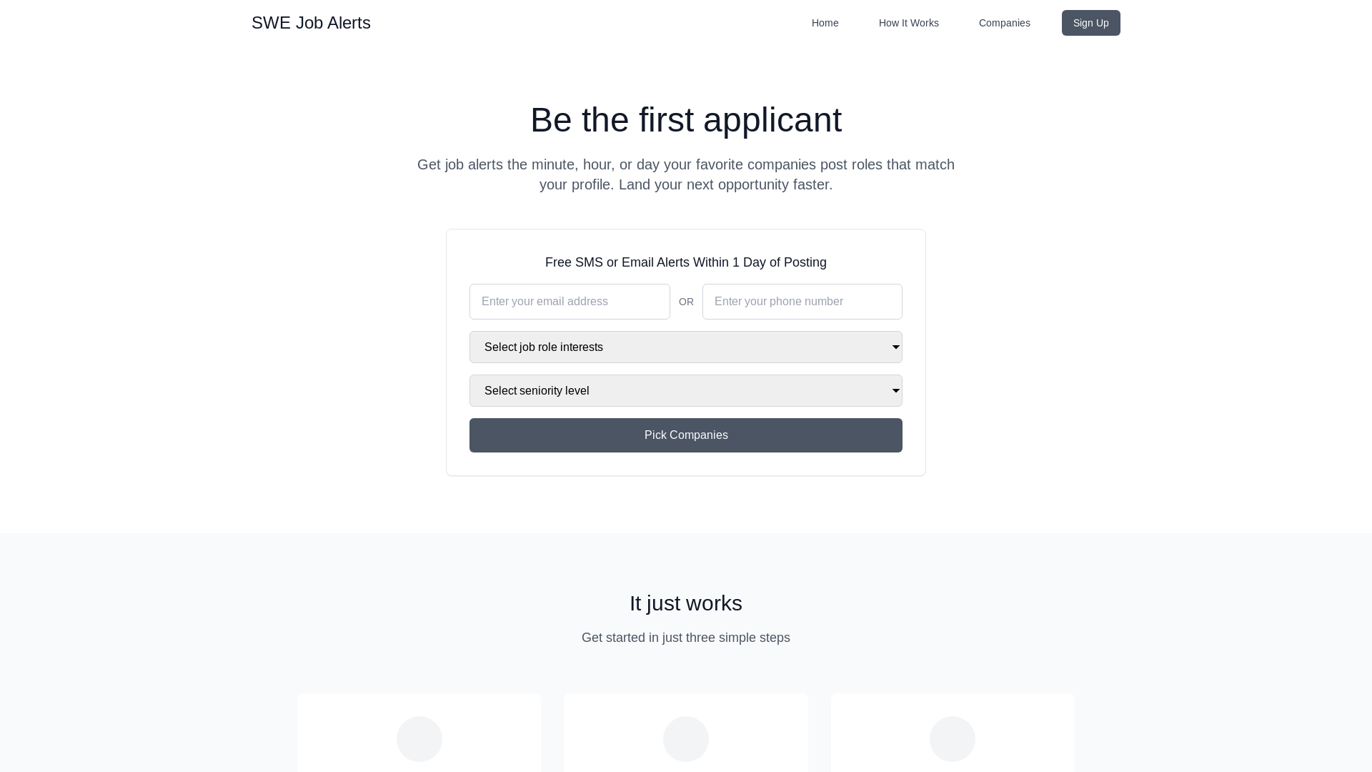 website screenshot of https://fuck-swe-jobs.pages.dev/