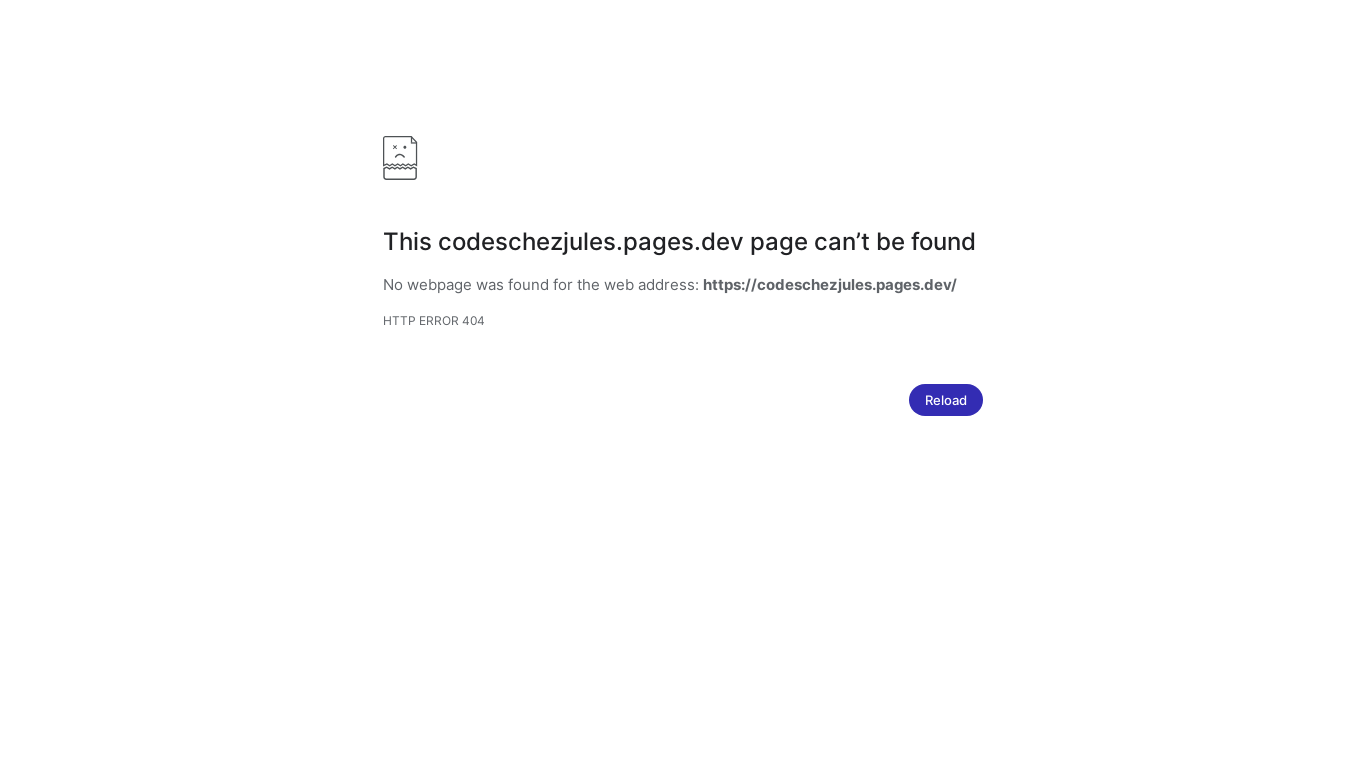 website screenshot of https://codeschezjules.pages.dev/