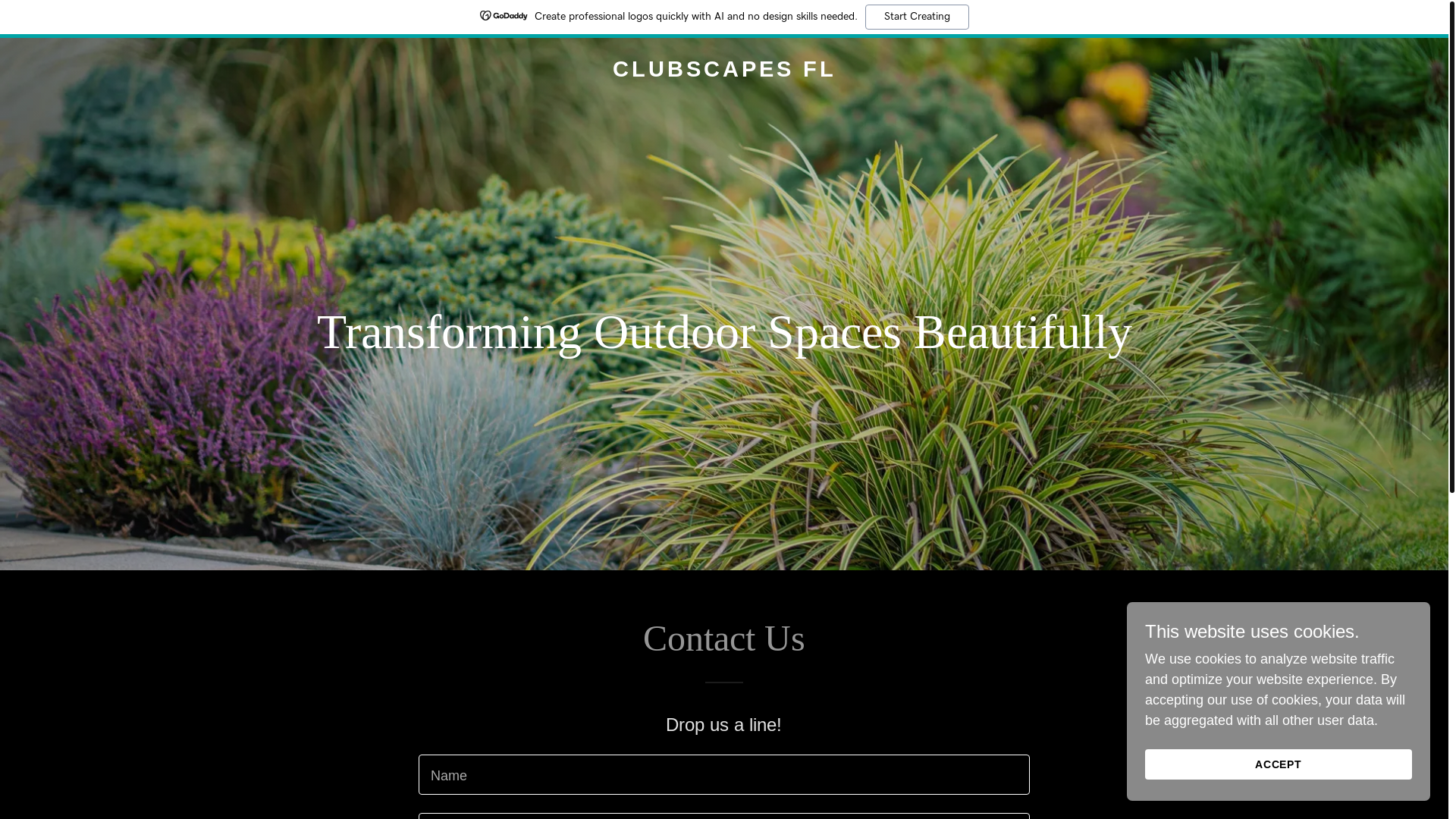 website screenshot of https://clubscapesfl.com/