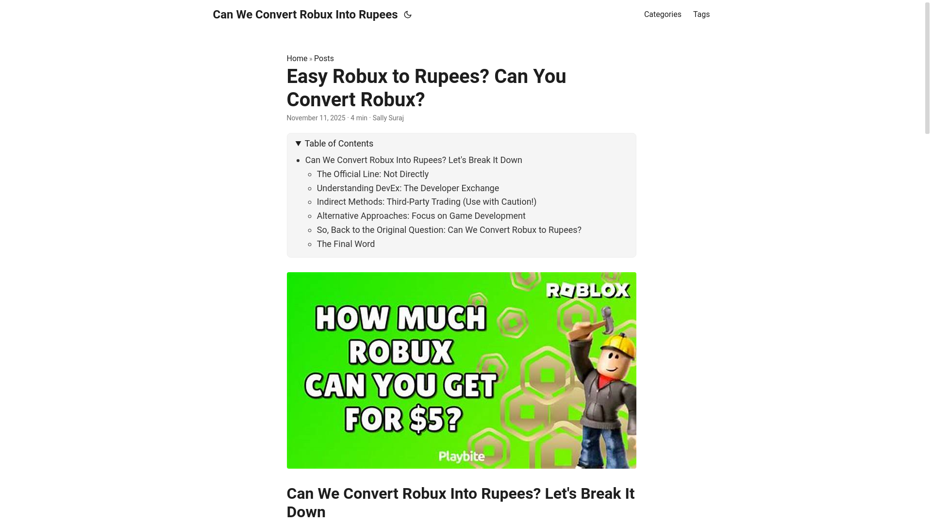 website screenshot of https://can-we-convert-robux-into-rupees.pages.dev/