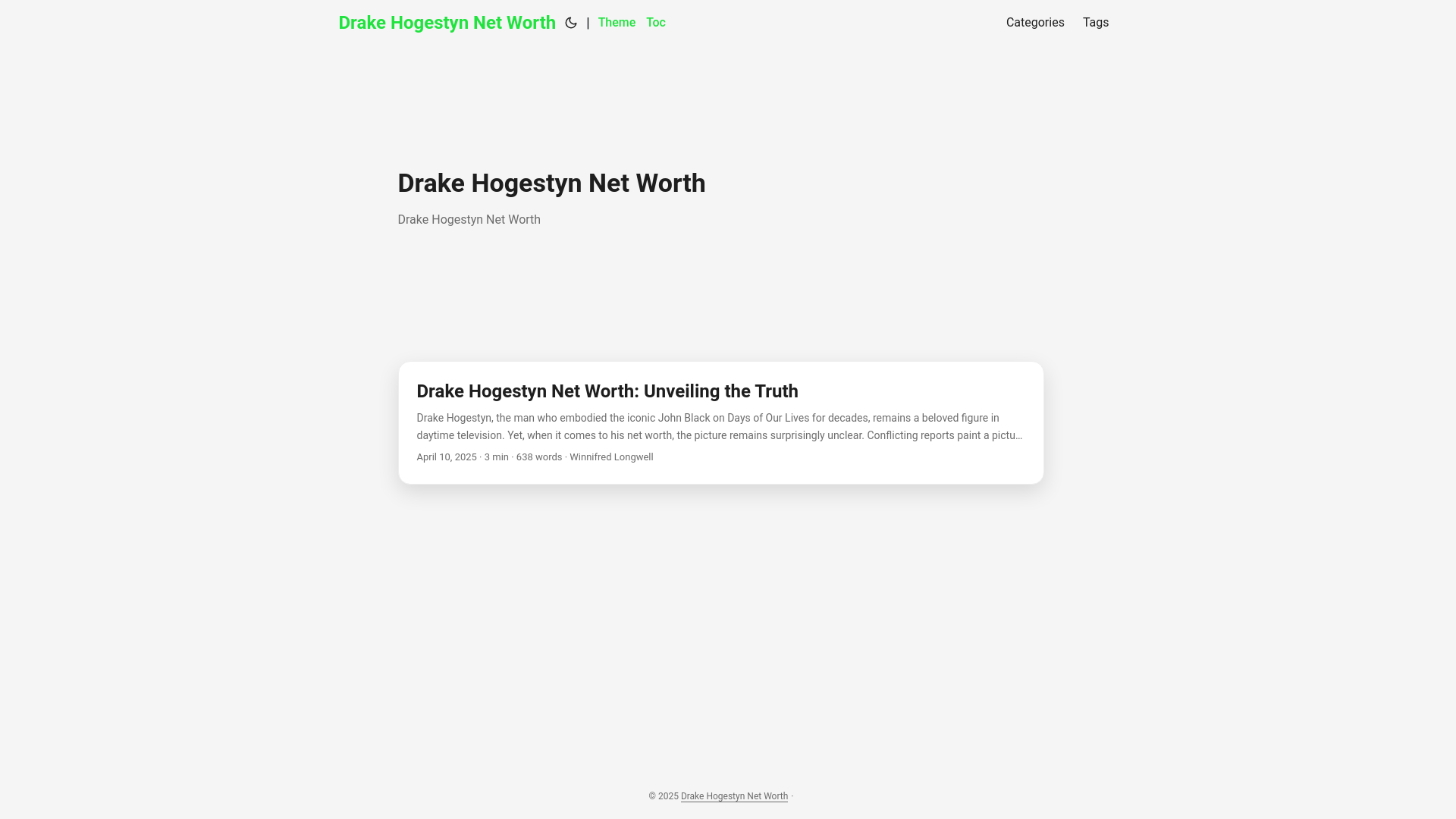 website screenshot of https://drake-hogestyn-net-worth.pages.dev/