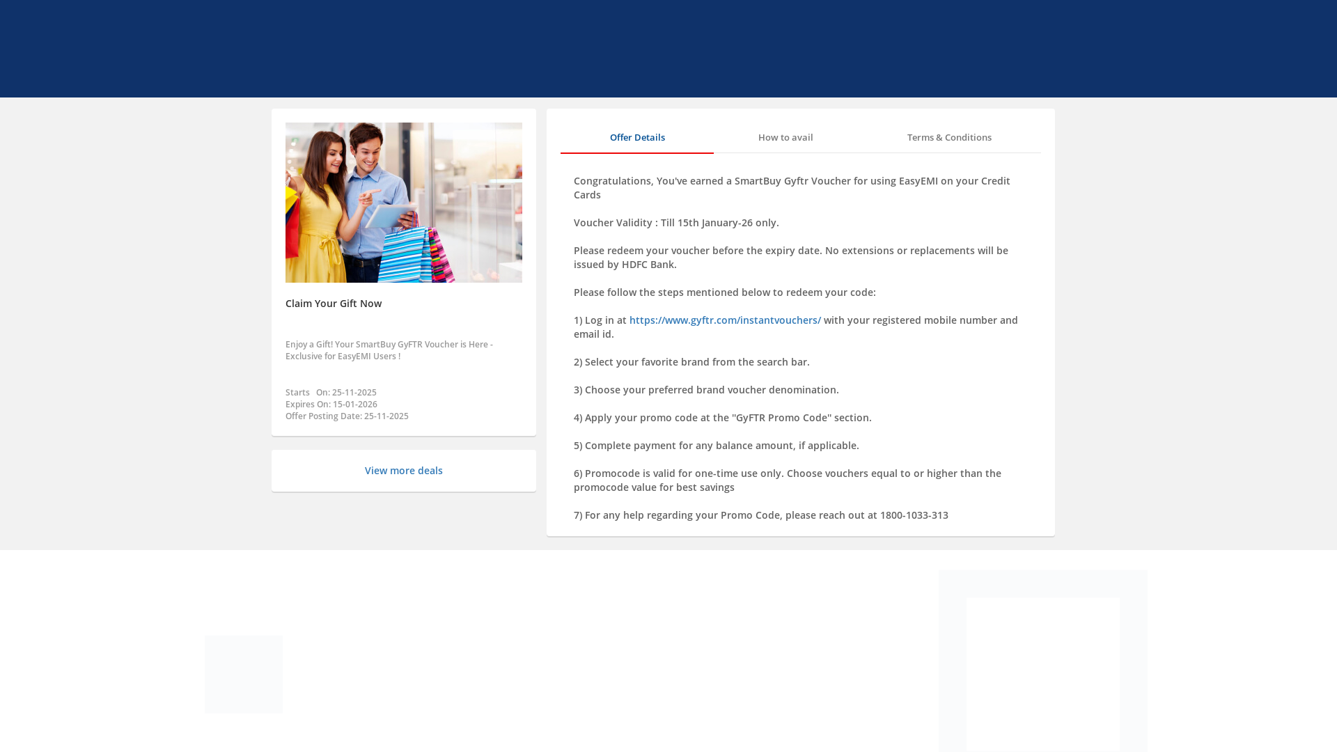 website screenshot of https://hdfcbk.io/HDFCBN/AWLN66KO9lbY