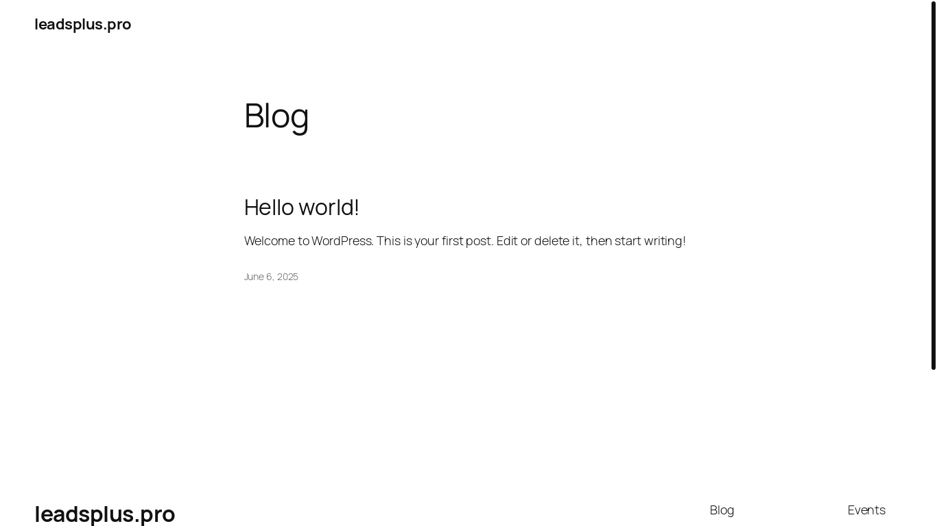website screenshot of https://leadsplus.pro/