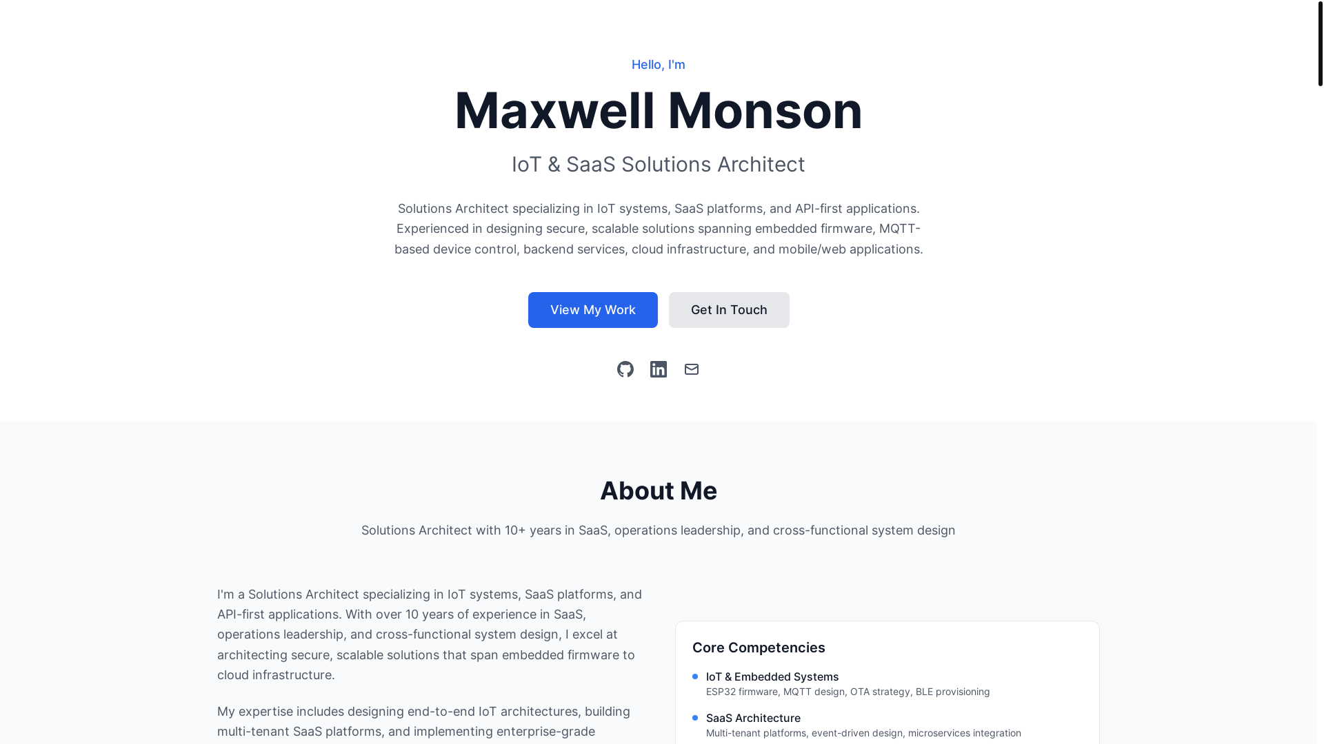 website screenshot of https://tech-portfolio-3x9.pages.dev/