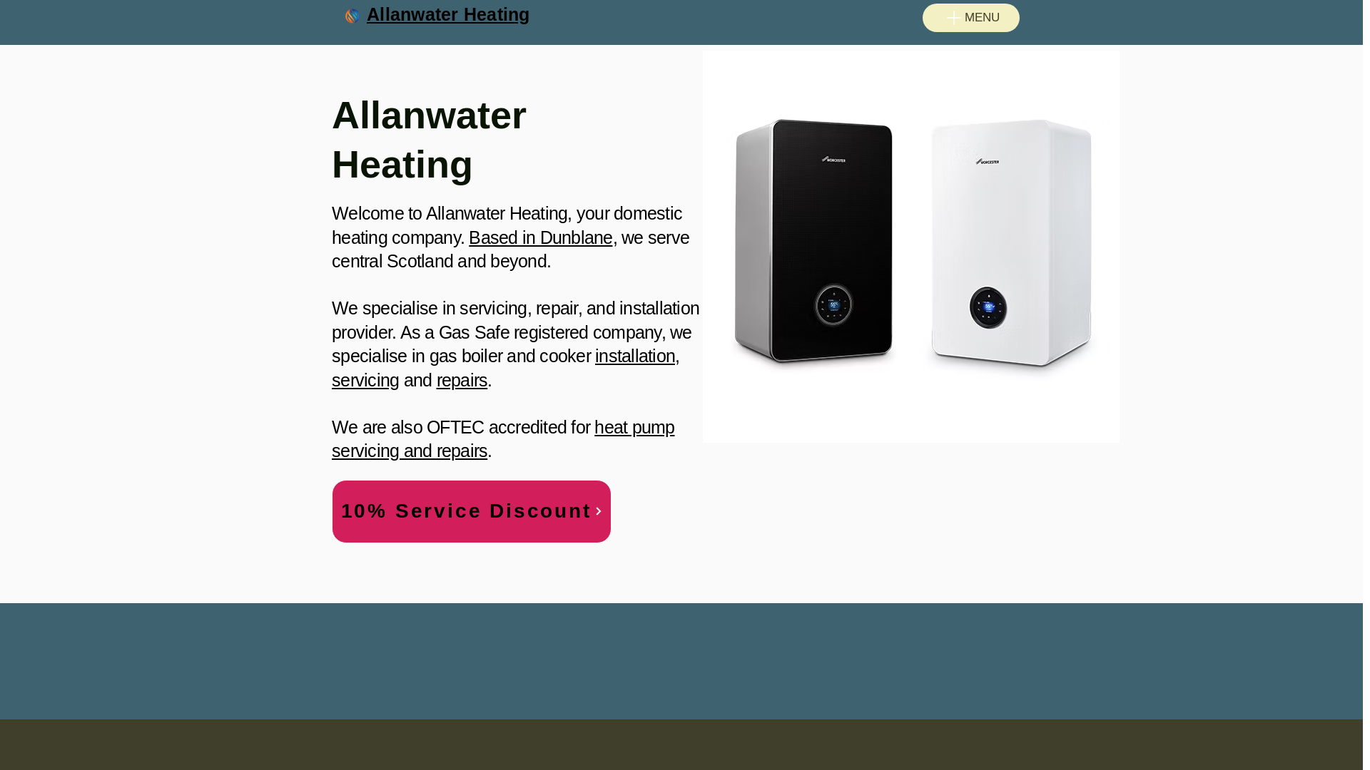website screenshot of https://kavanaghheatingsolutions.co.uk/
