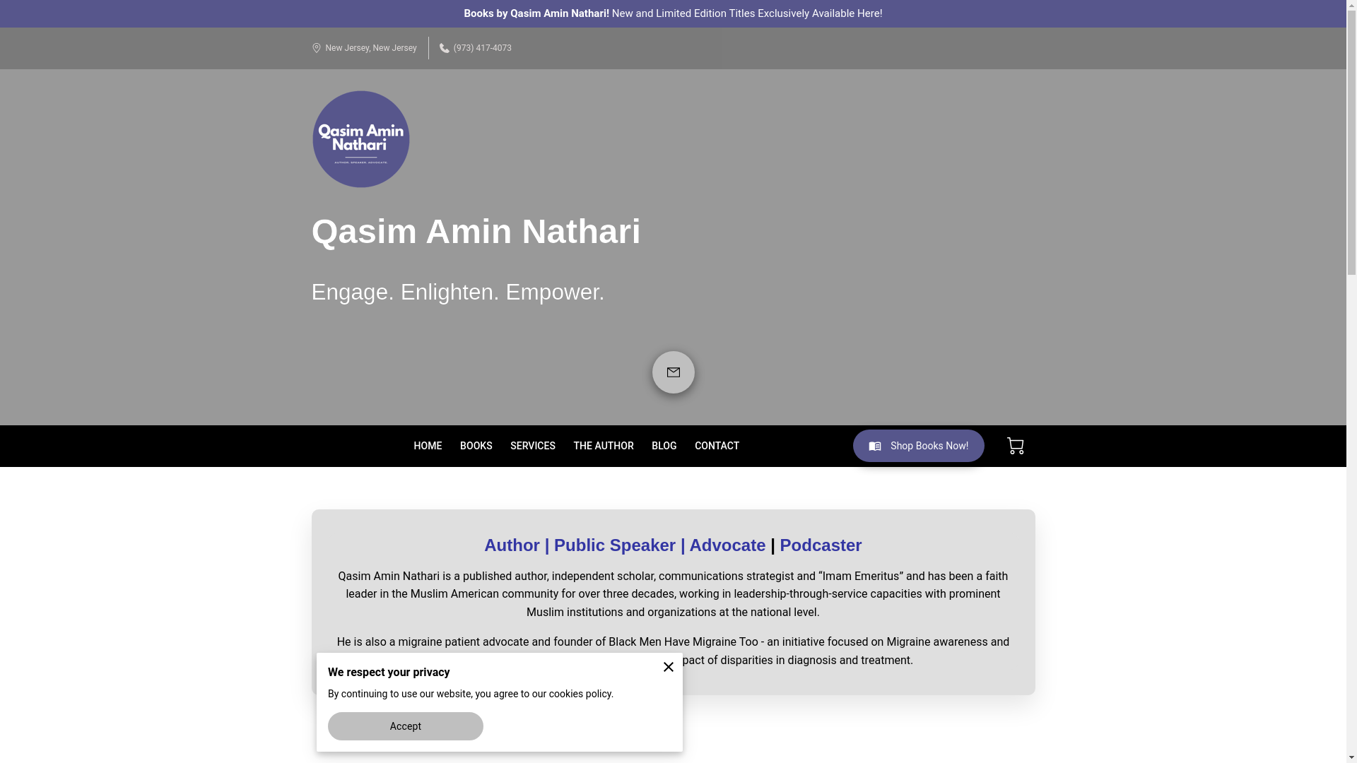 website screenshot of https://natharimedia.com/