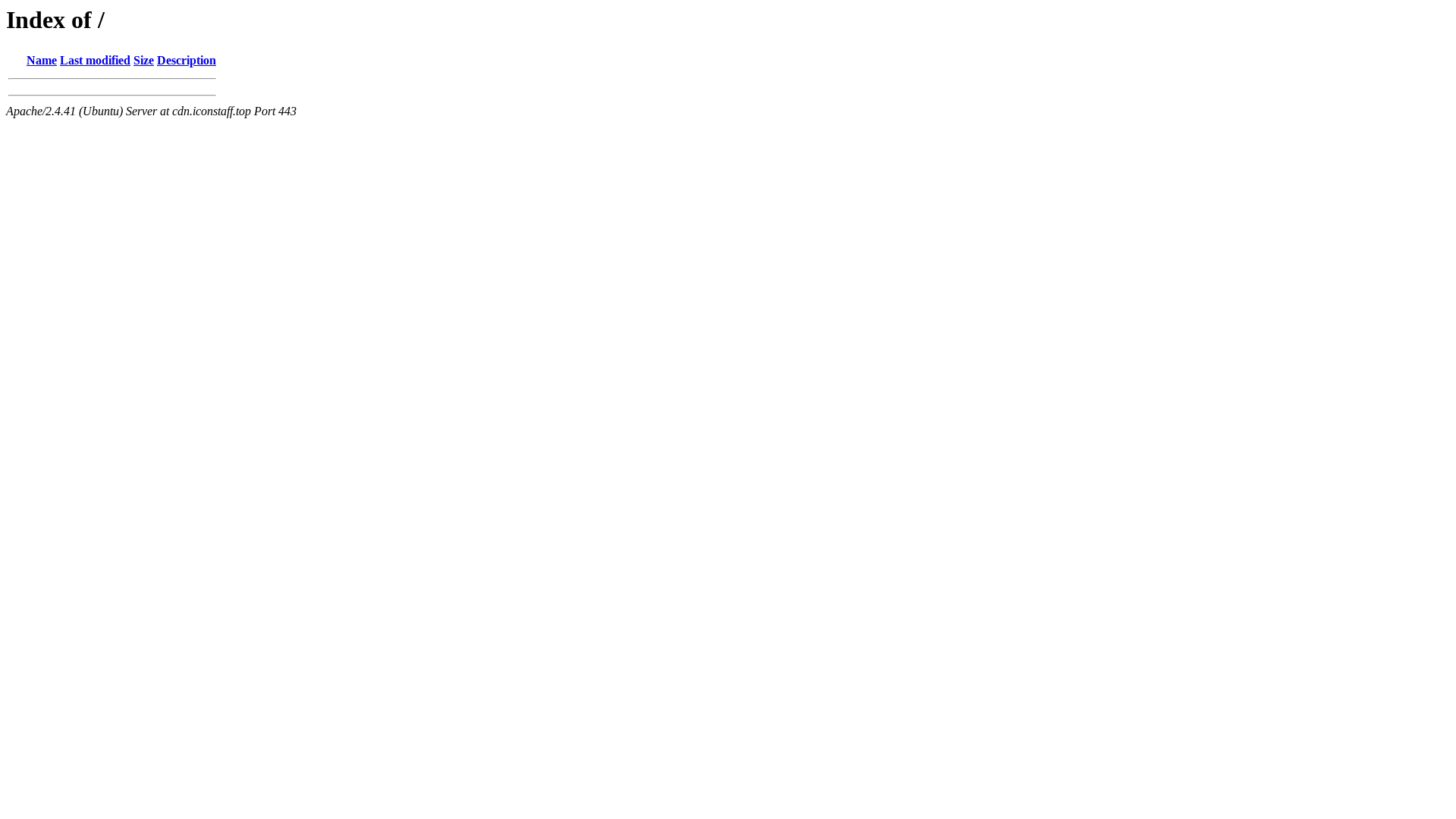 website screenshot of https://cdn.iconstaff.top/
