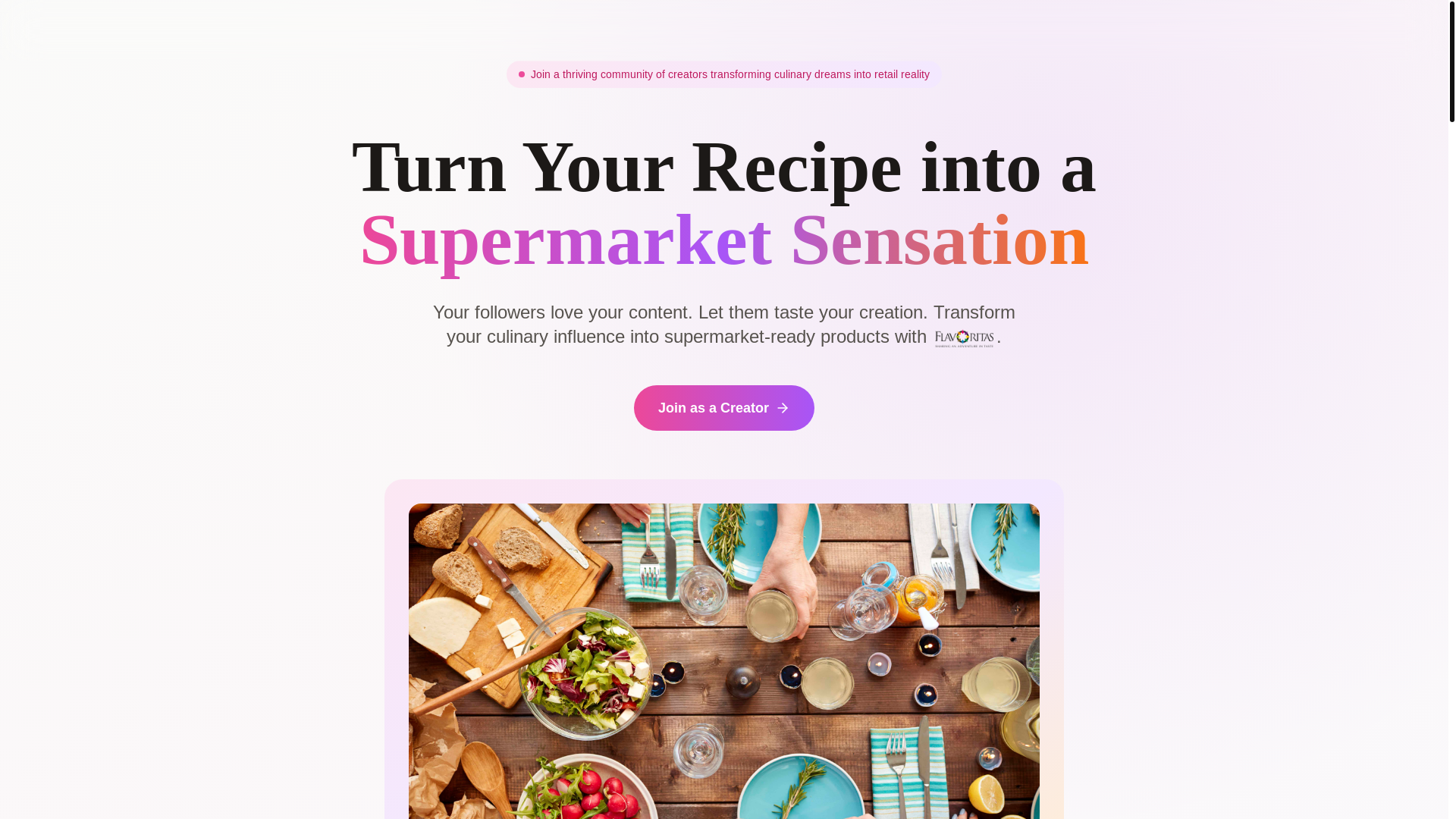 website screenshot of https://flavoritas.com/