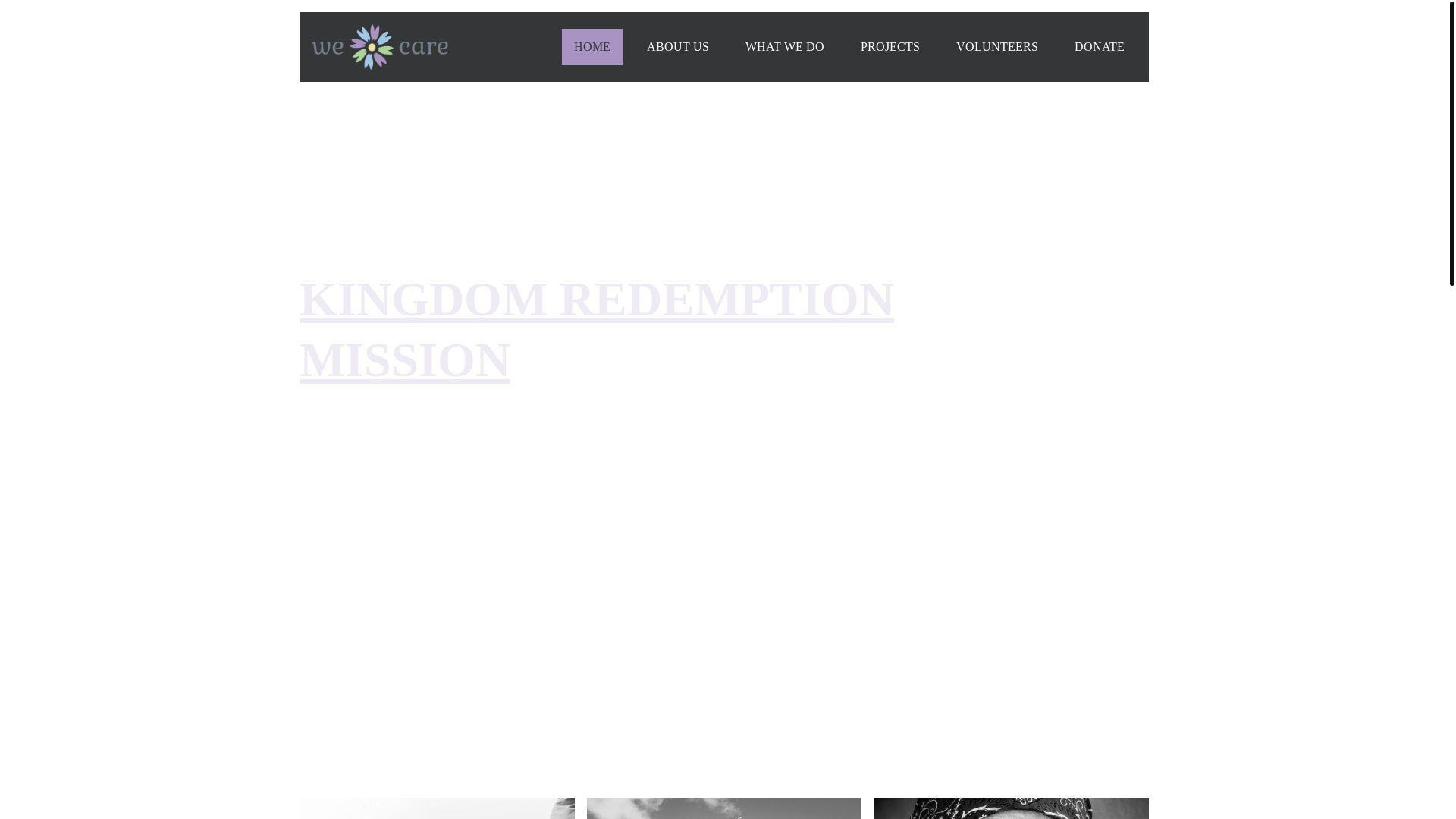 website screenshot of https://krmission.org/