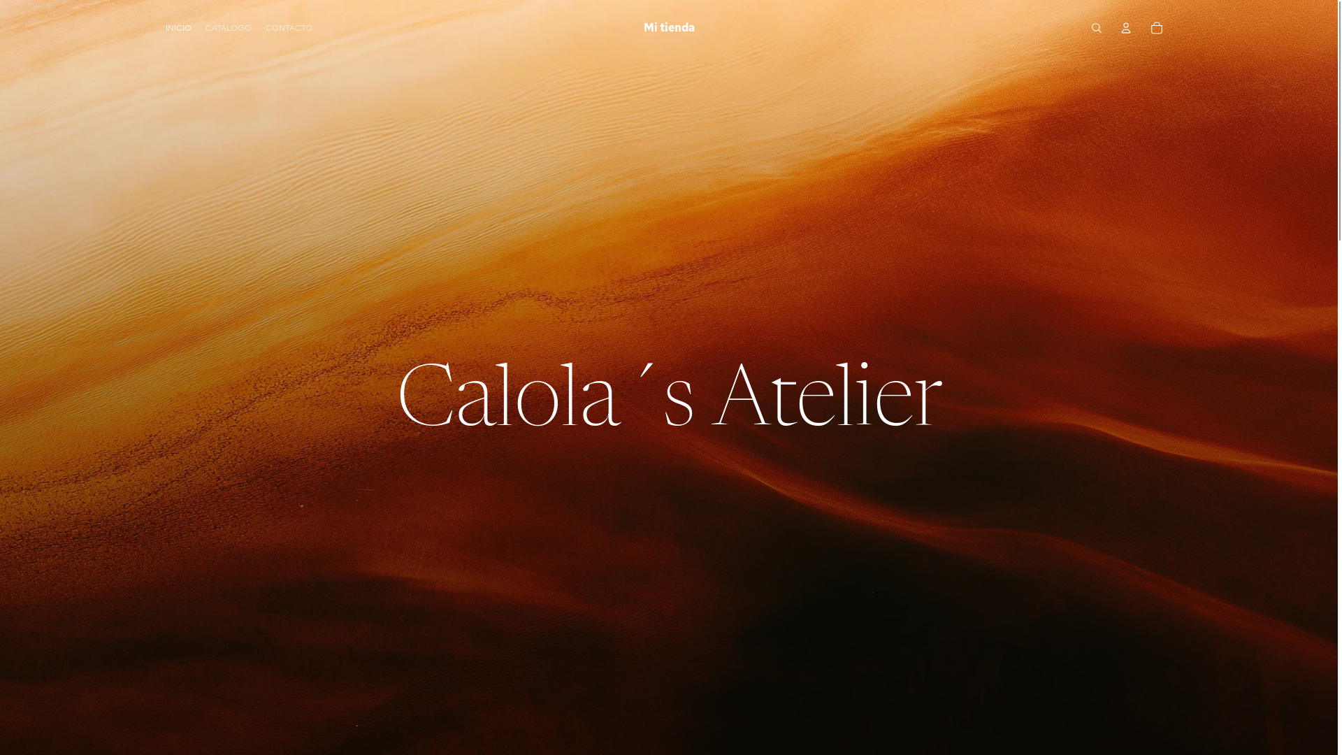 website screenshot of https://calolasatelier.com/