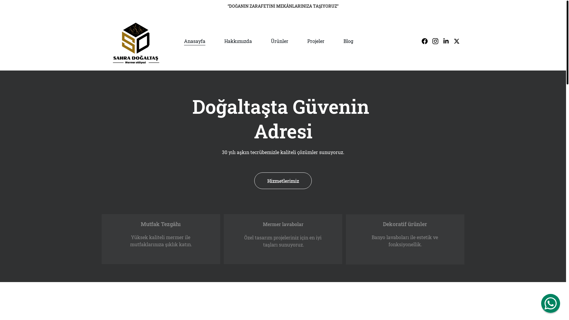 website screenshot of https://afyonsahramermerdogaltas.com/