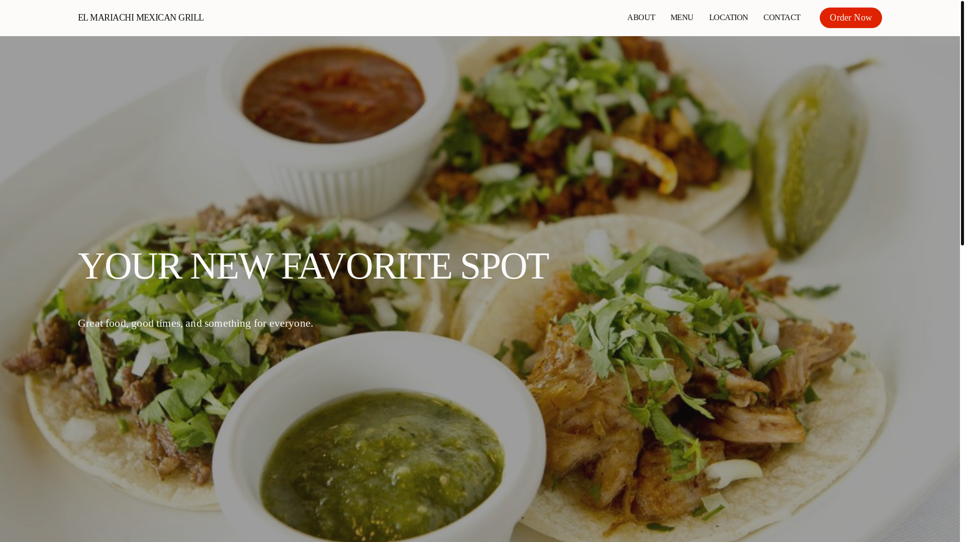website screenshot of https://elmariachioxford.com/