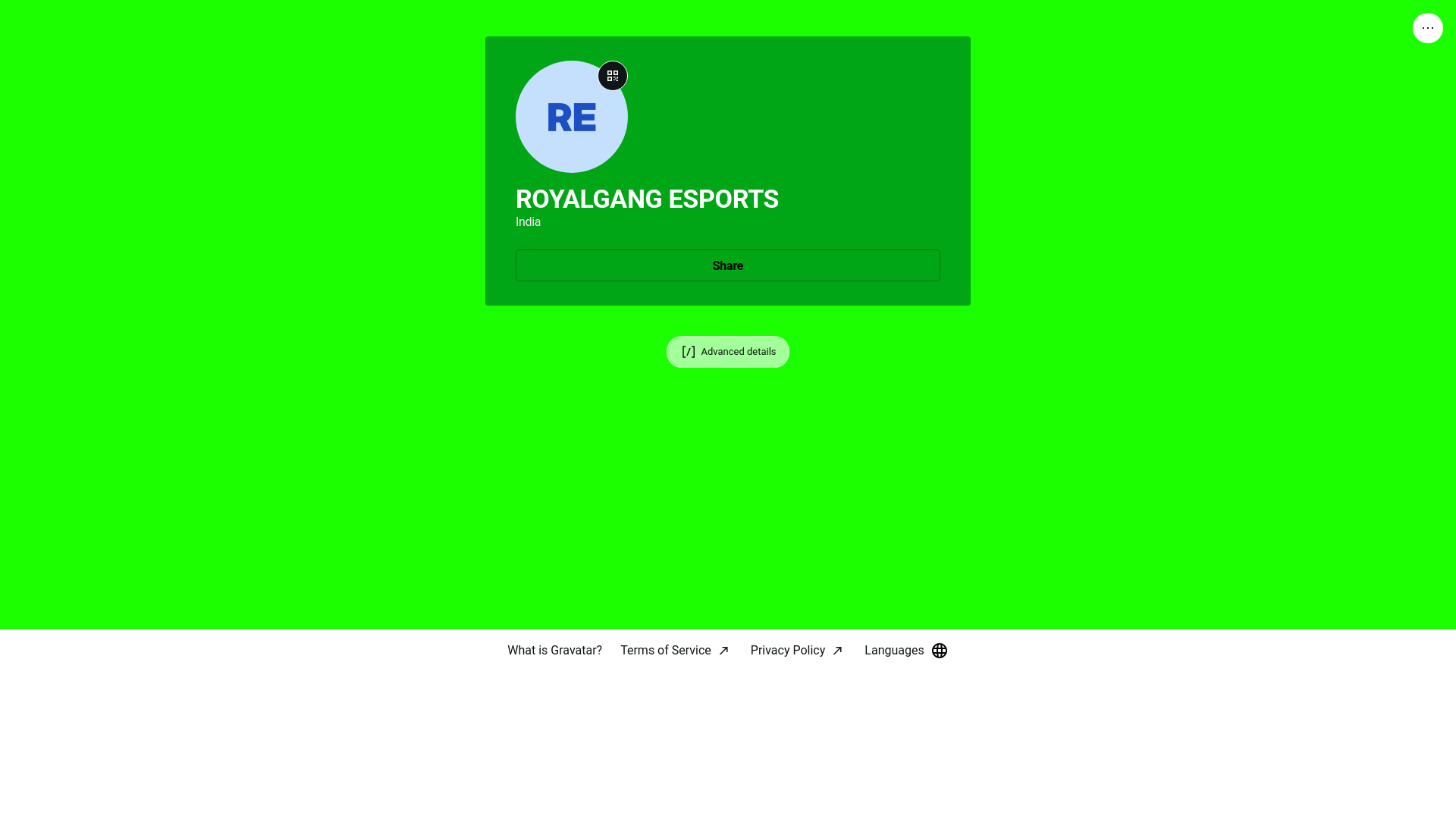 website screenshot of https://royalgangesports.info/