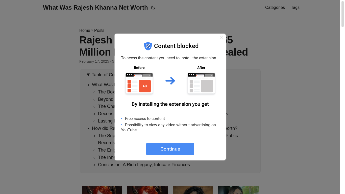 website screenshot of https://what-was-rajesh-khanna-net-worth.pages.dev/