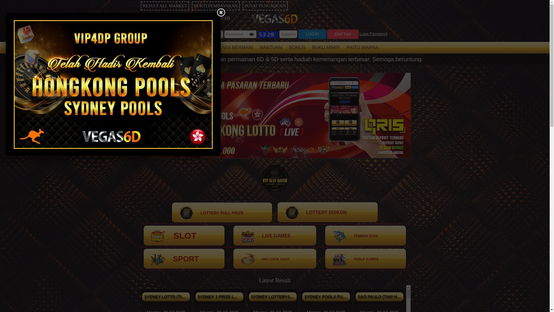 website screenshot of https://vegas6d2025.com/