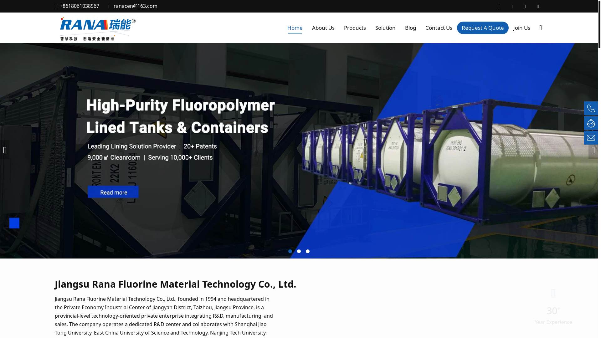 website screenshot of https://ranaflon.com/