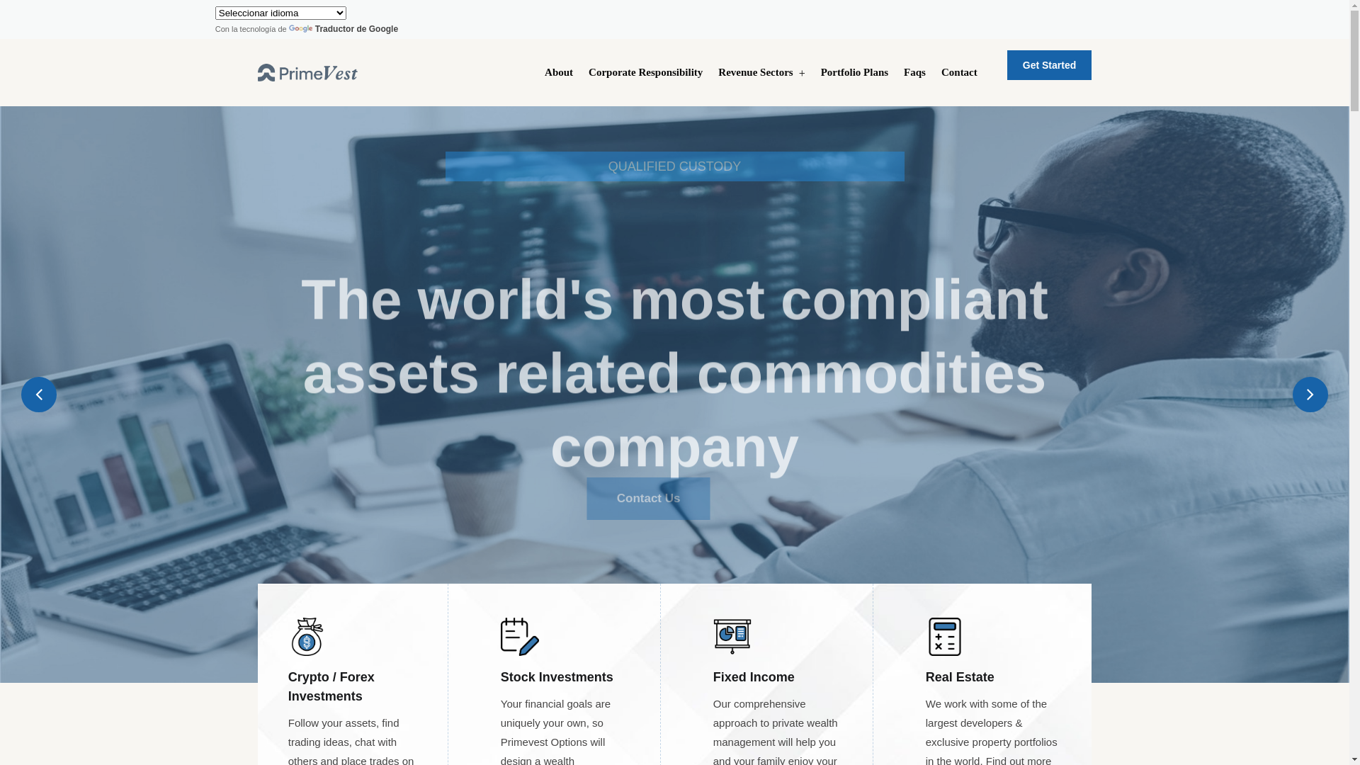 website screenshot of http://primevestoptions.com/