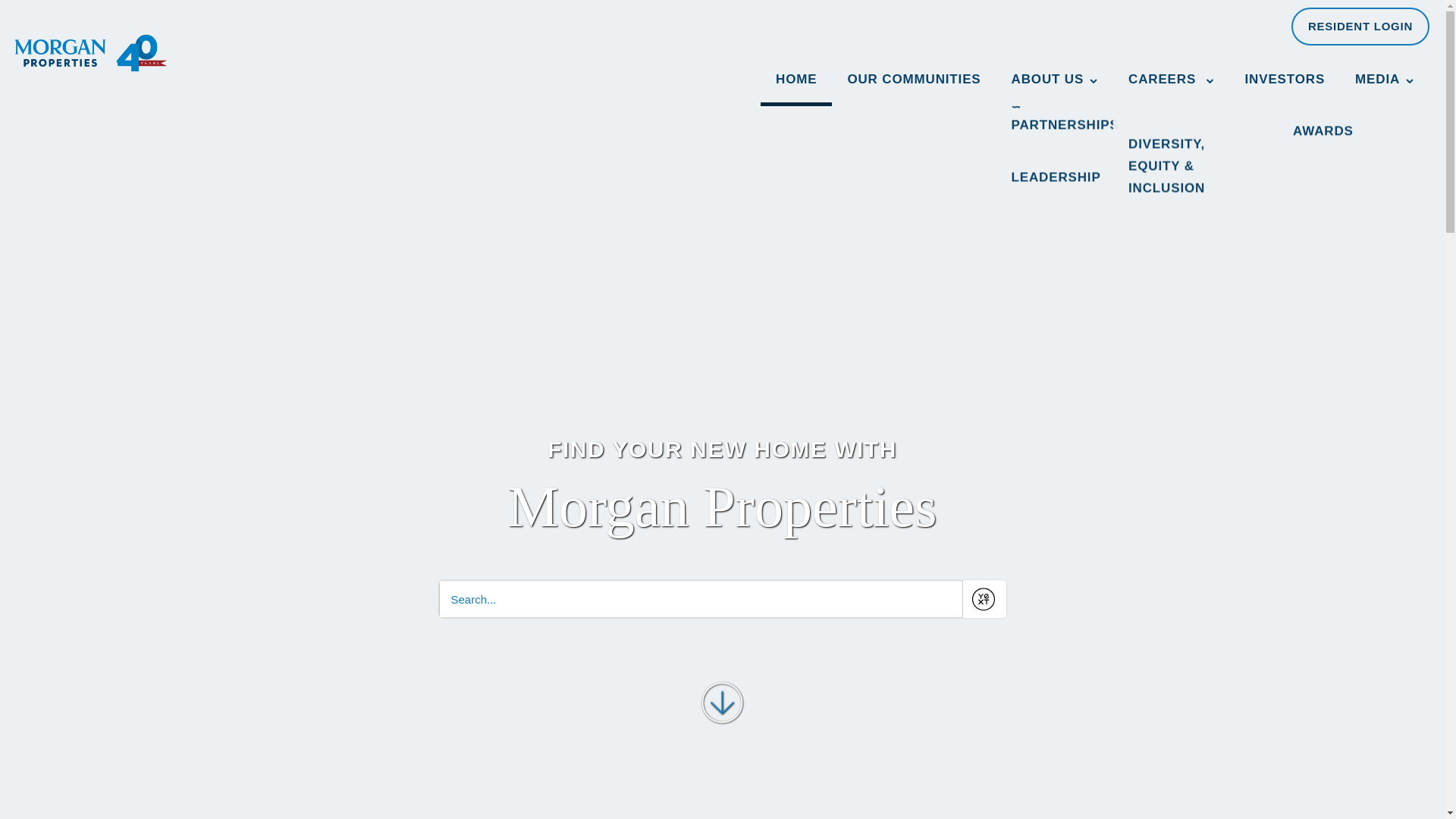 website screenshot of http://www.morganproperties.com/